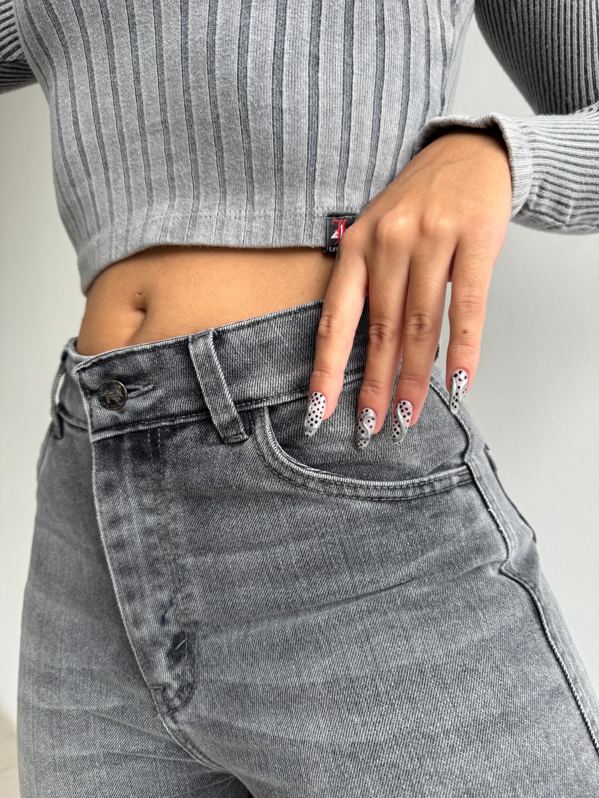 WIDE LEG NURIX GRAY