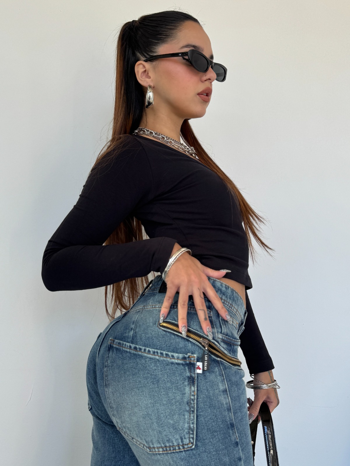 MOM ZIPPER BLUE