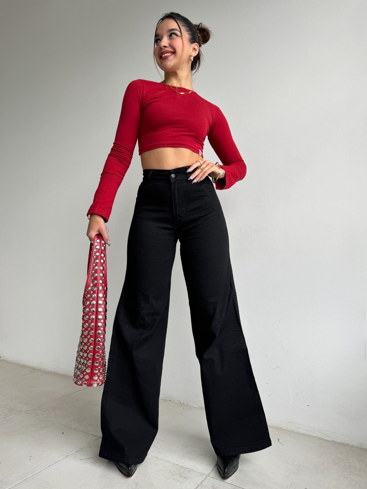 WIDE LEG BLACK