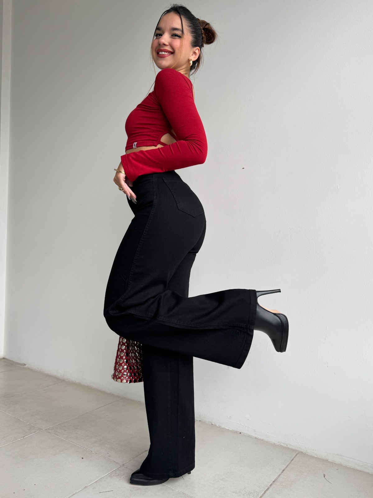 WIDE LEG BLACK
