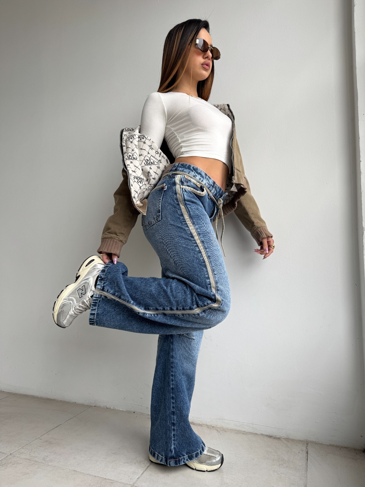 WIDE LEG BLIND BLUE