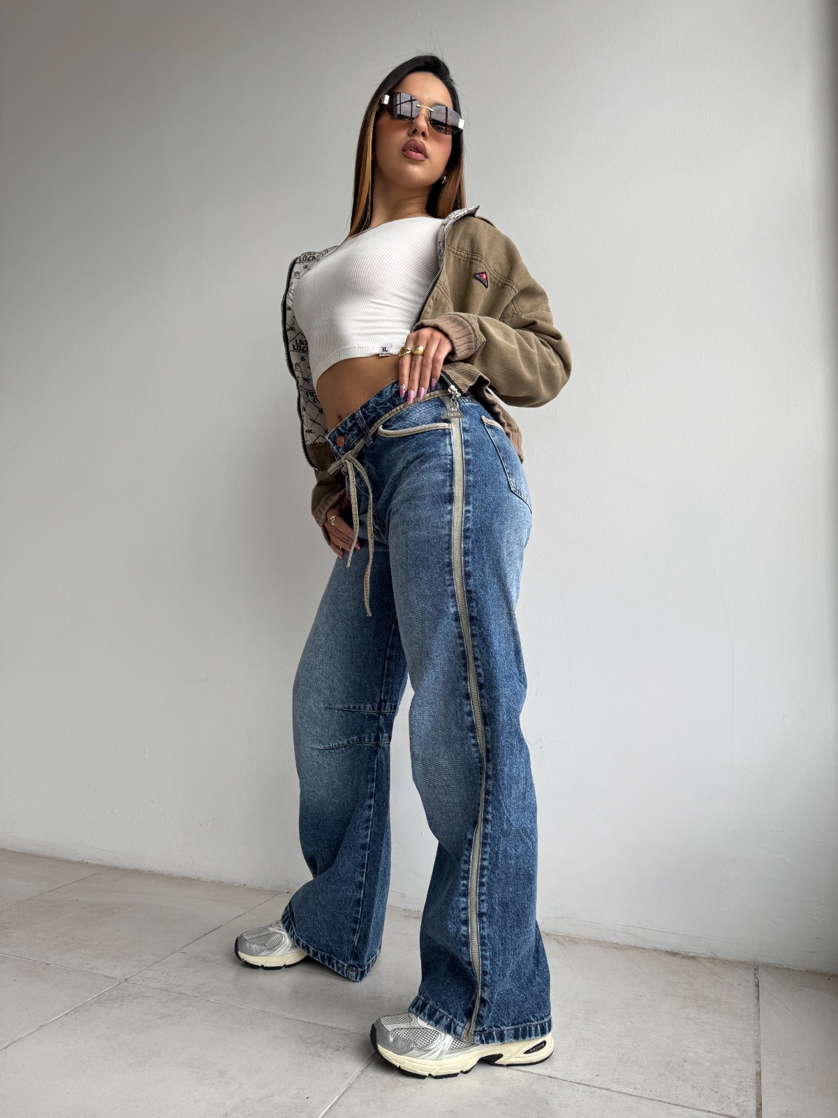 WIDE LEG BLIND BLUE