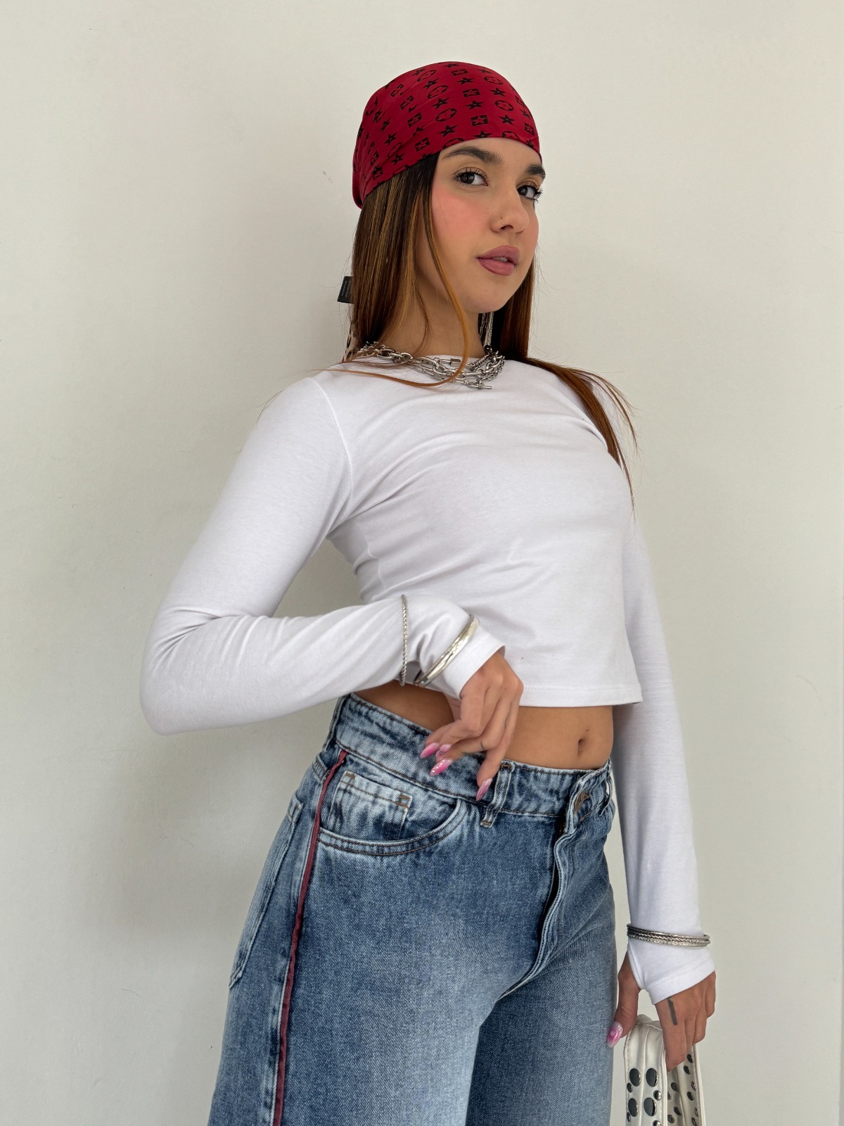 WIDE LEG MERLOT