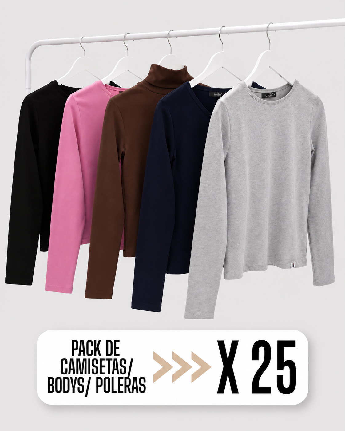 PACK CAMISETA X 25
