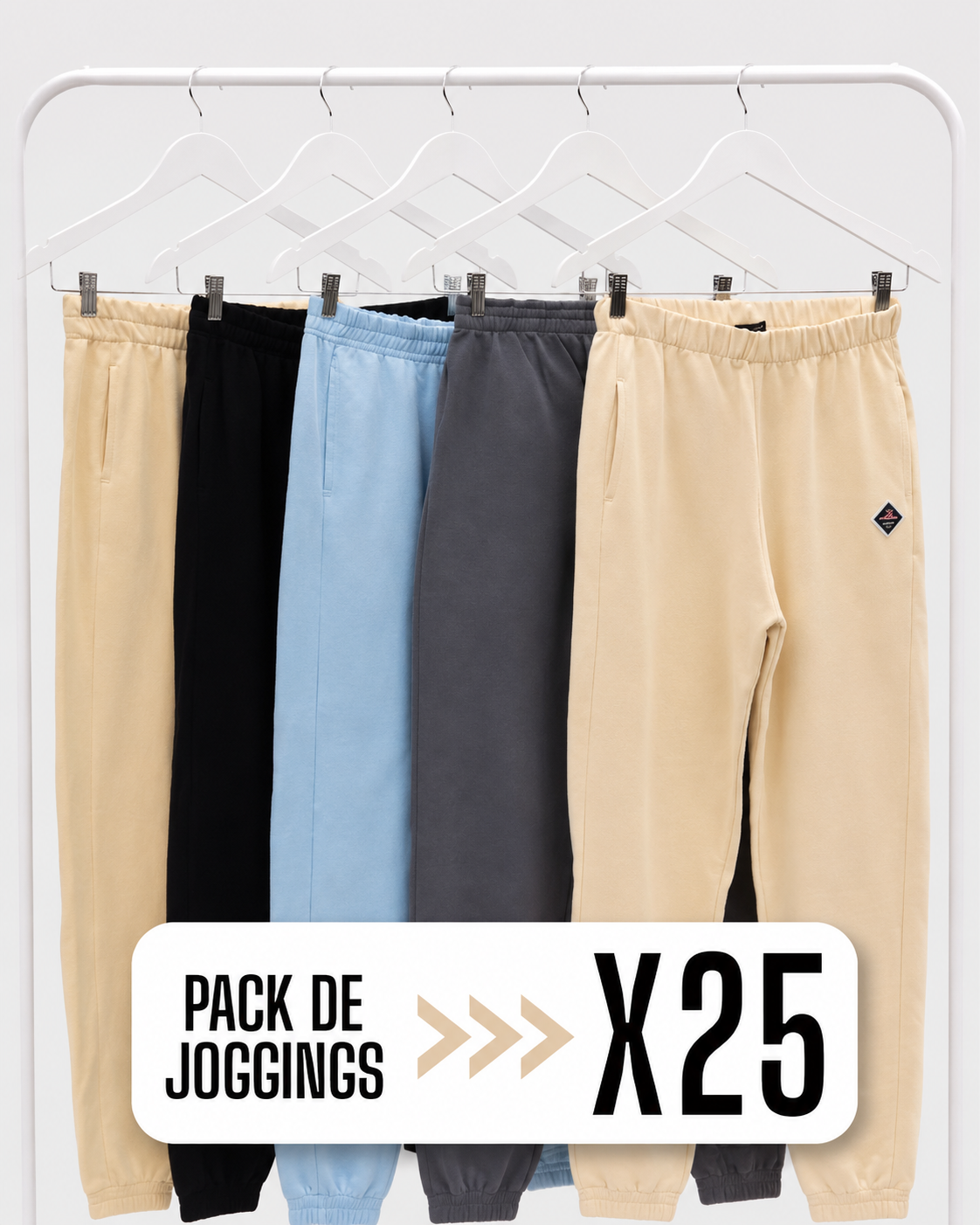 PACK JOGGING Y CALZA X 25