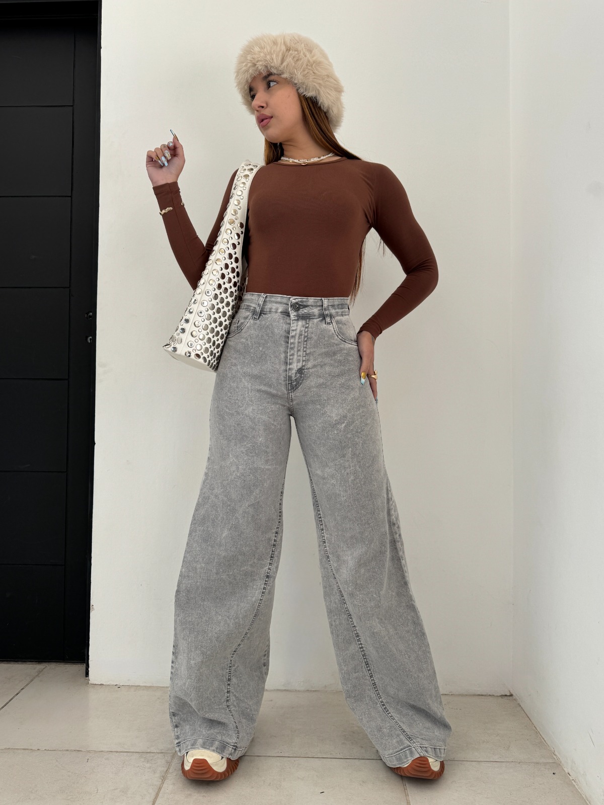 WIDE LEG IBIZA GRAY