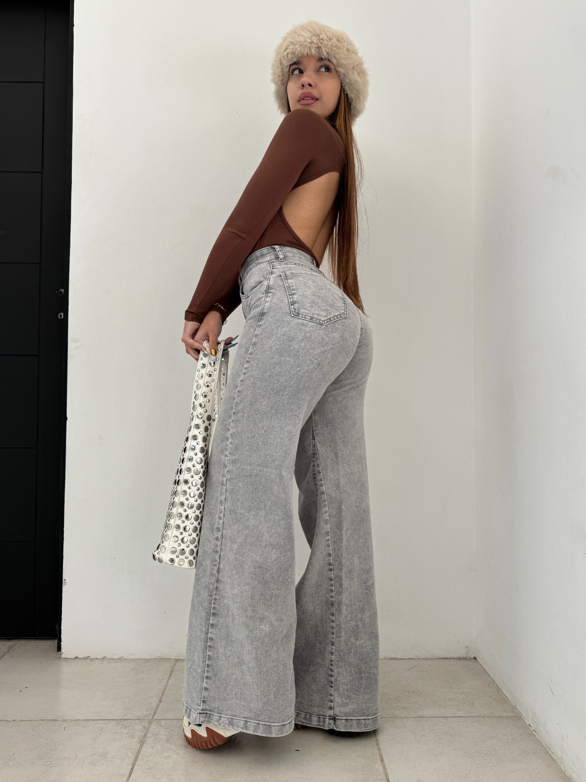 WIDE LEG IBIZA GRAY
