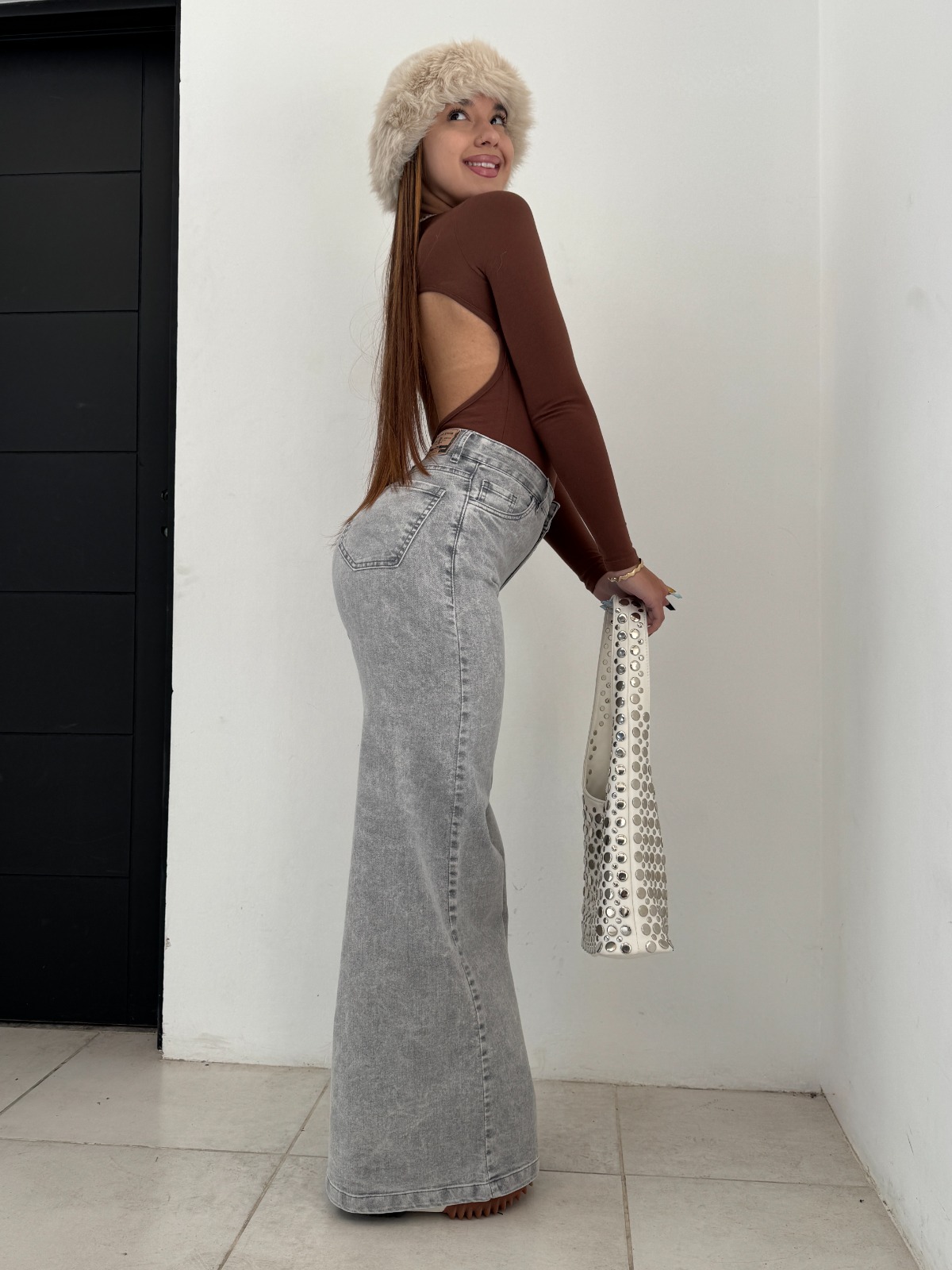 WIDE LEG IBIZA GRAY