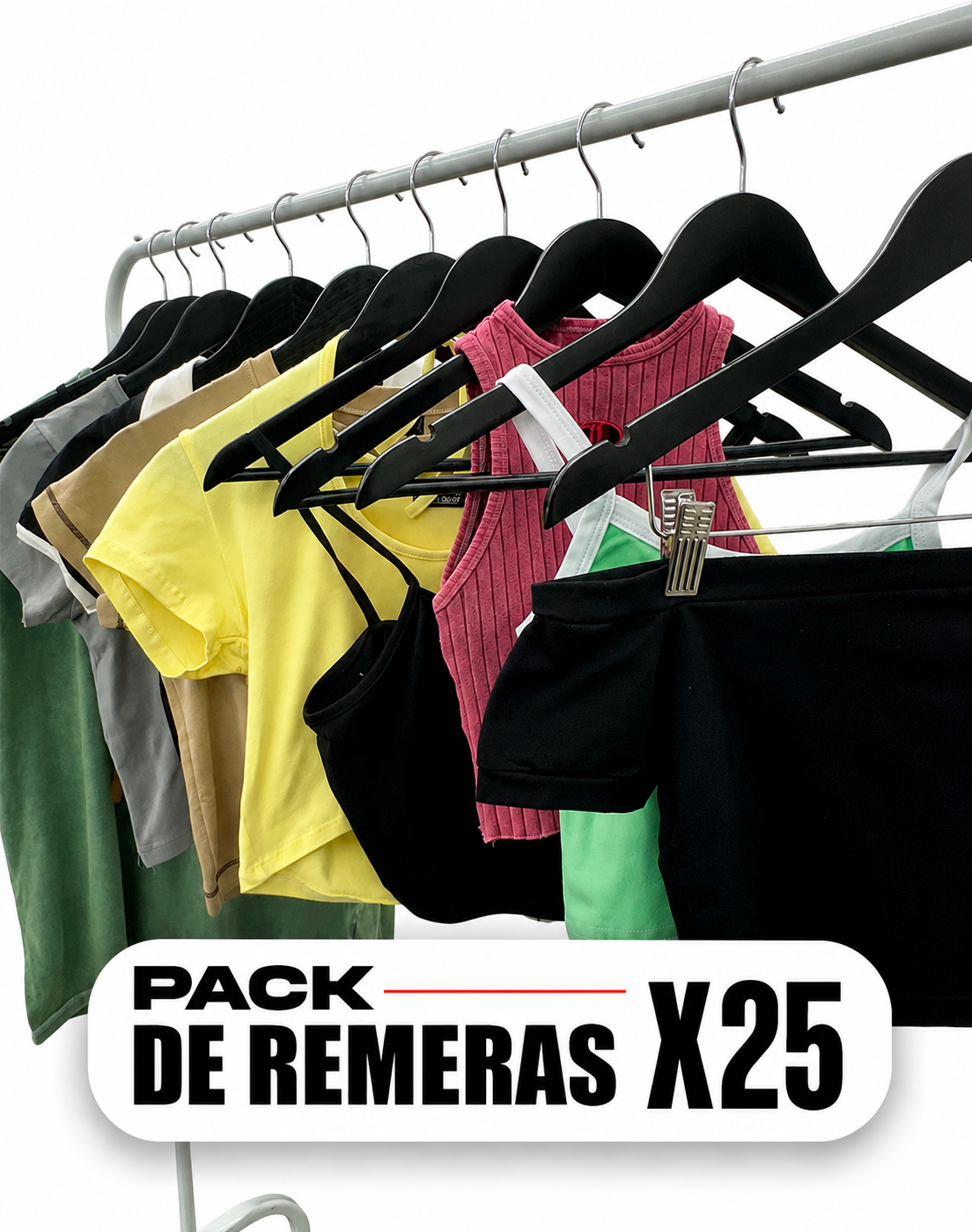 PACK DE REMERAS X25