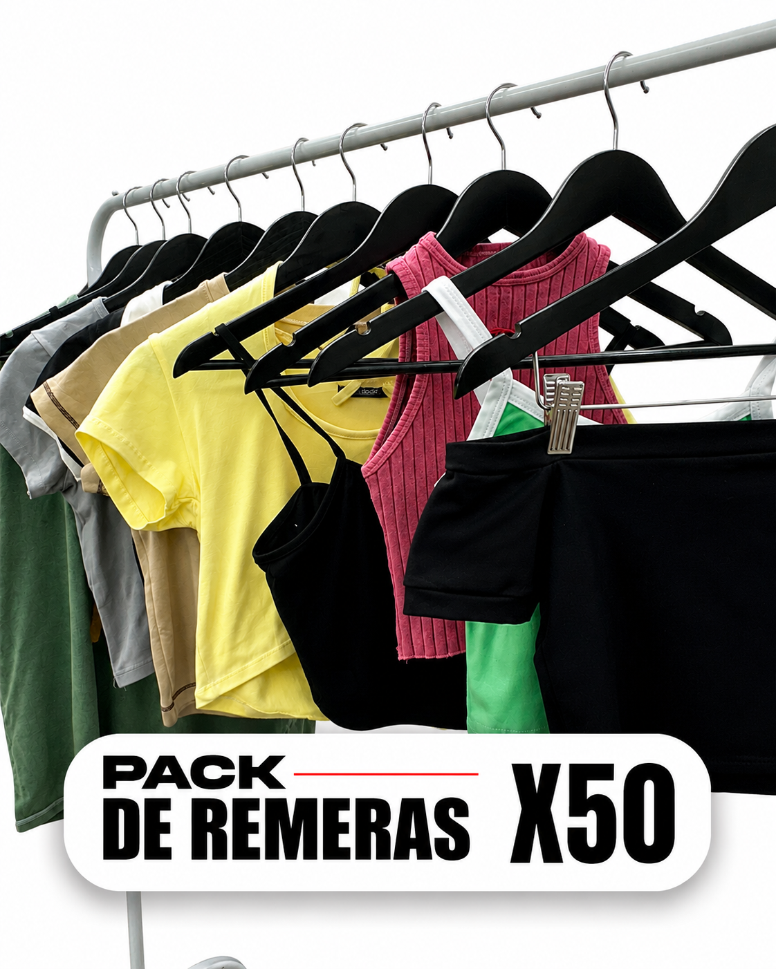 PACK DE REMERAS X50