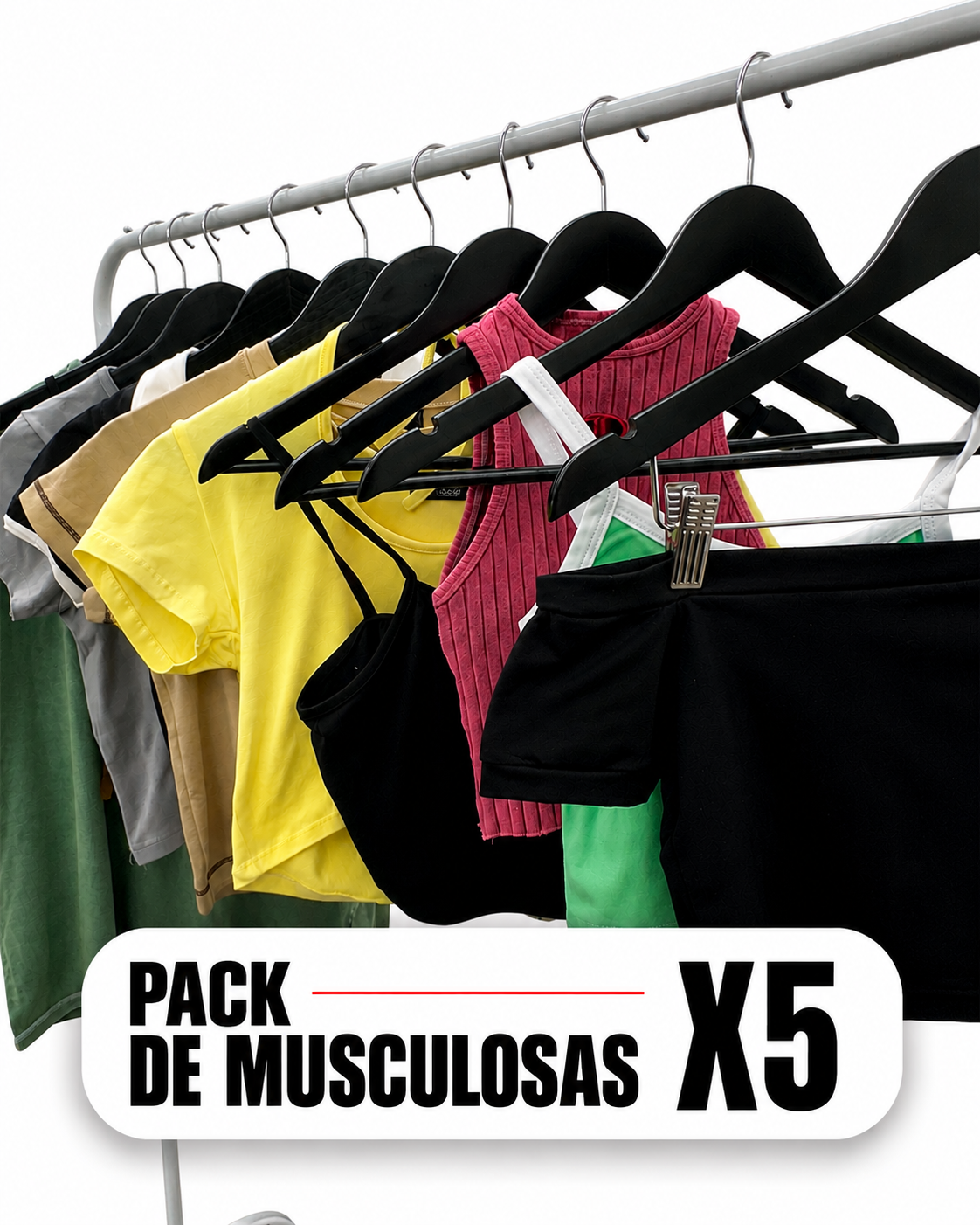 PACK DE MUSCULOSAS X5