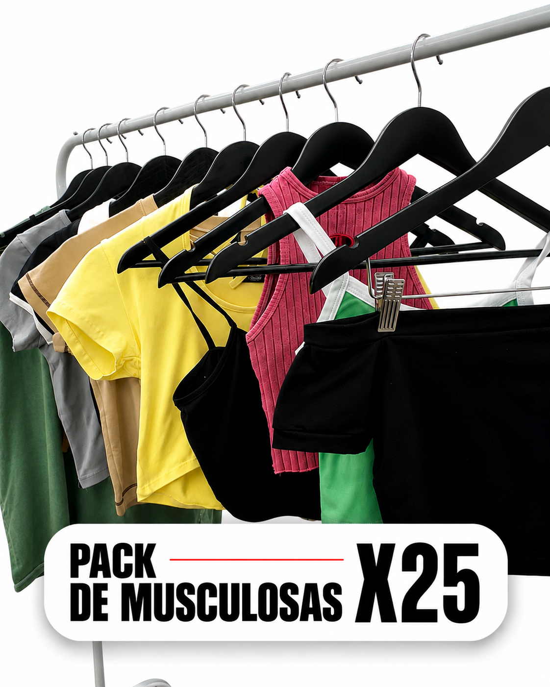 PACK DE MUSCULOSAS X25