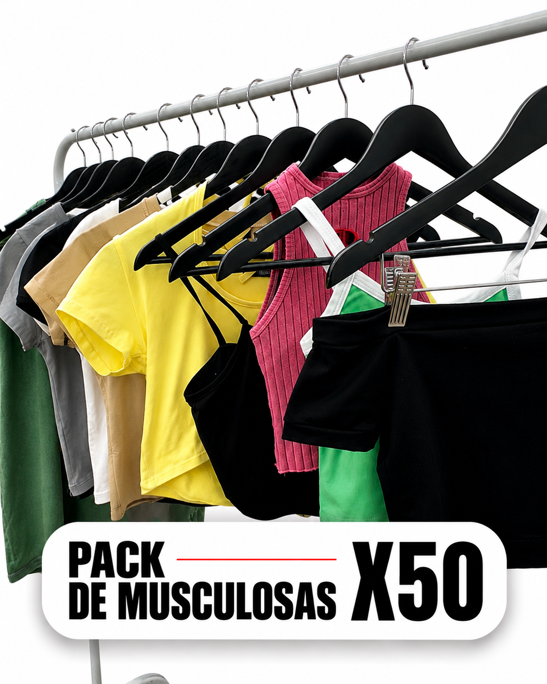 PACK DE MUSCULOSAS X50