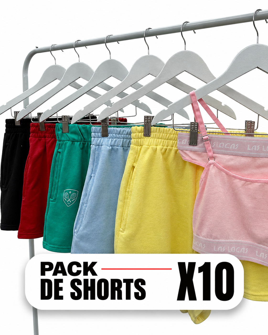PACK DE SHORTS X10