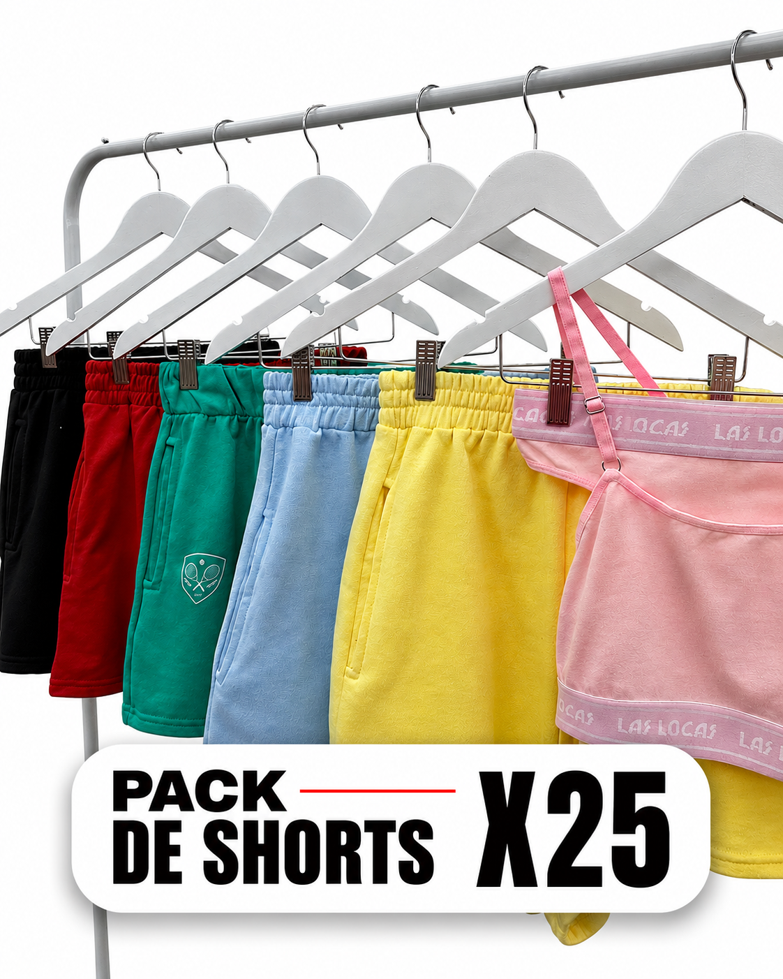 PACK DE SHORTS X25