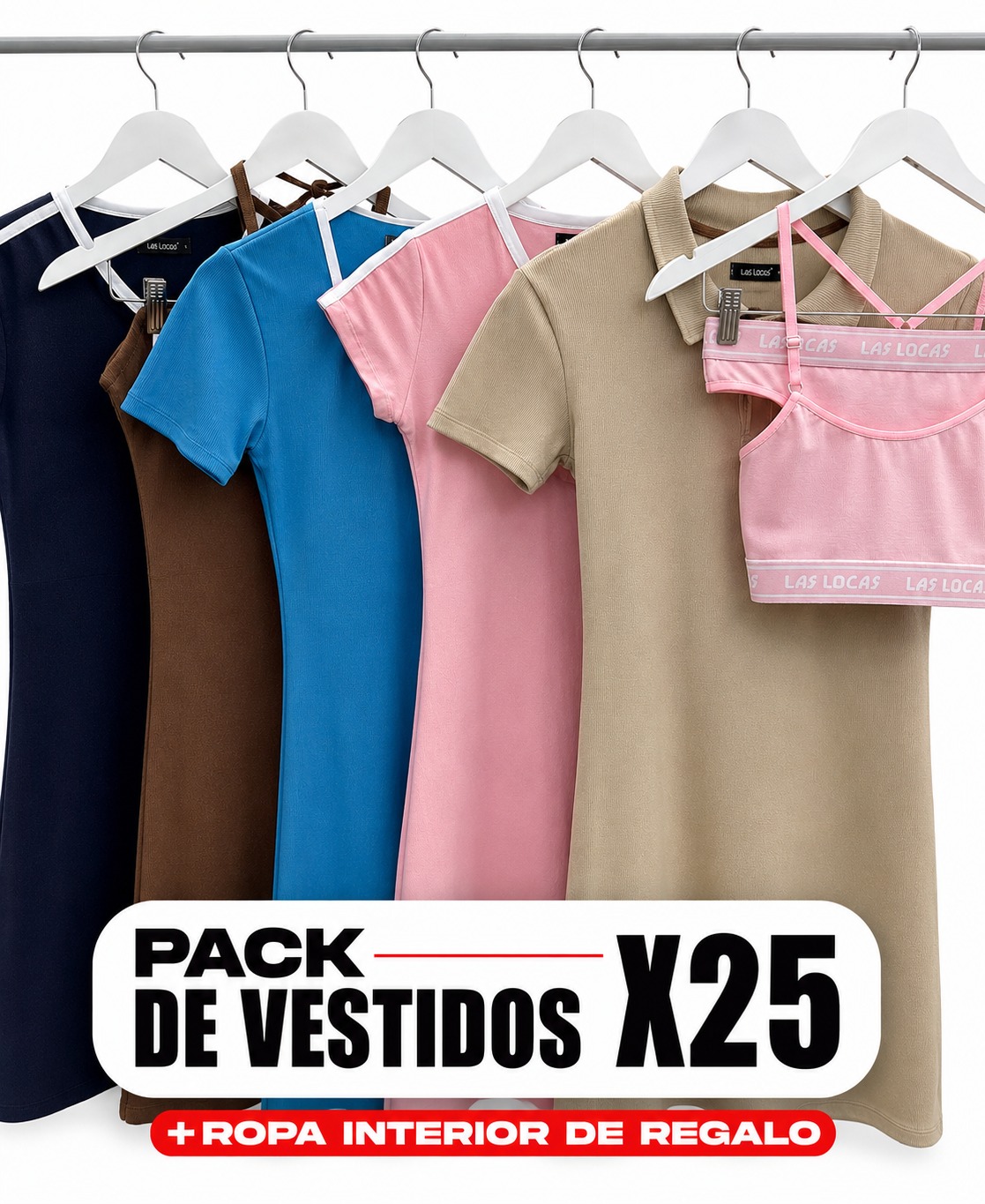 PACK DE VESTIDOS X25