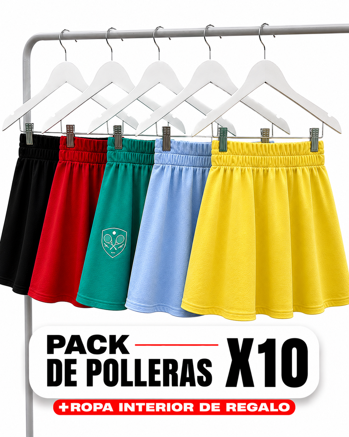 PACK POLLERAS X10