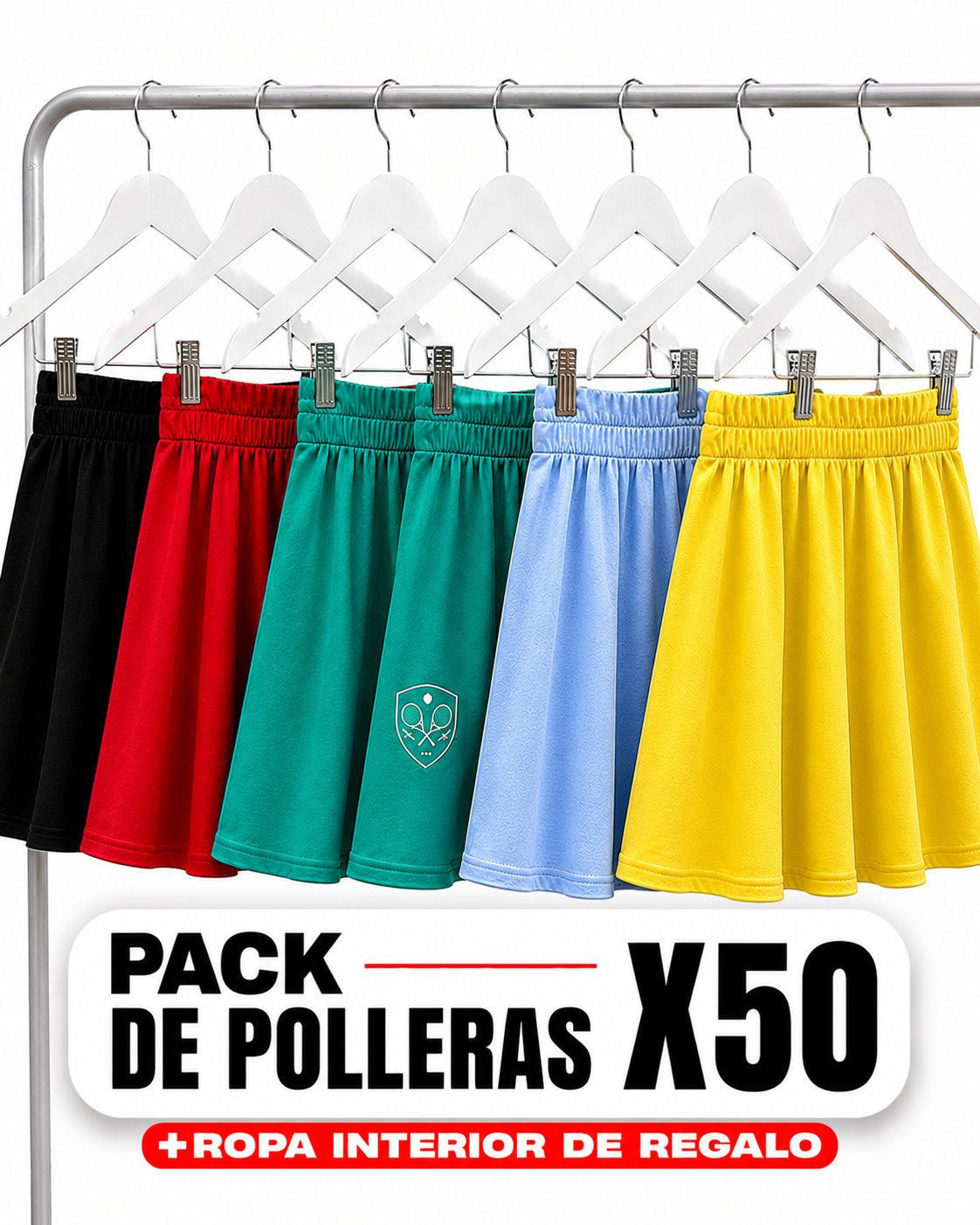 PACK DE POLLERAS X50