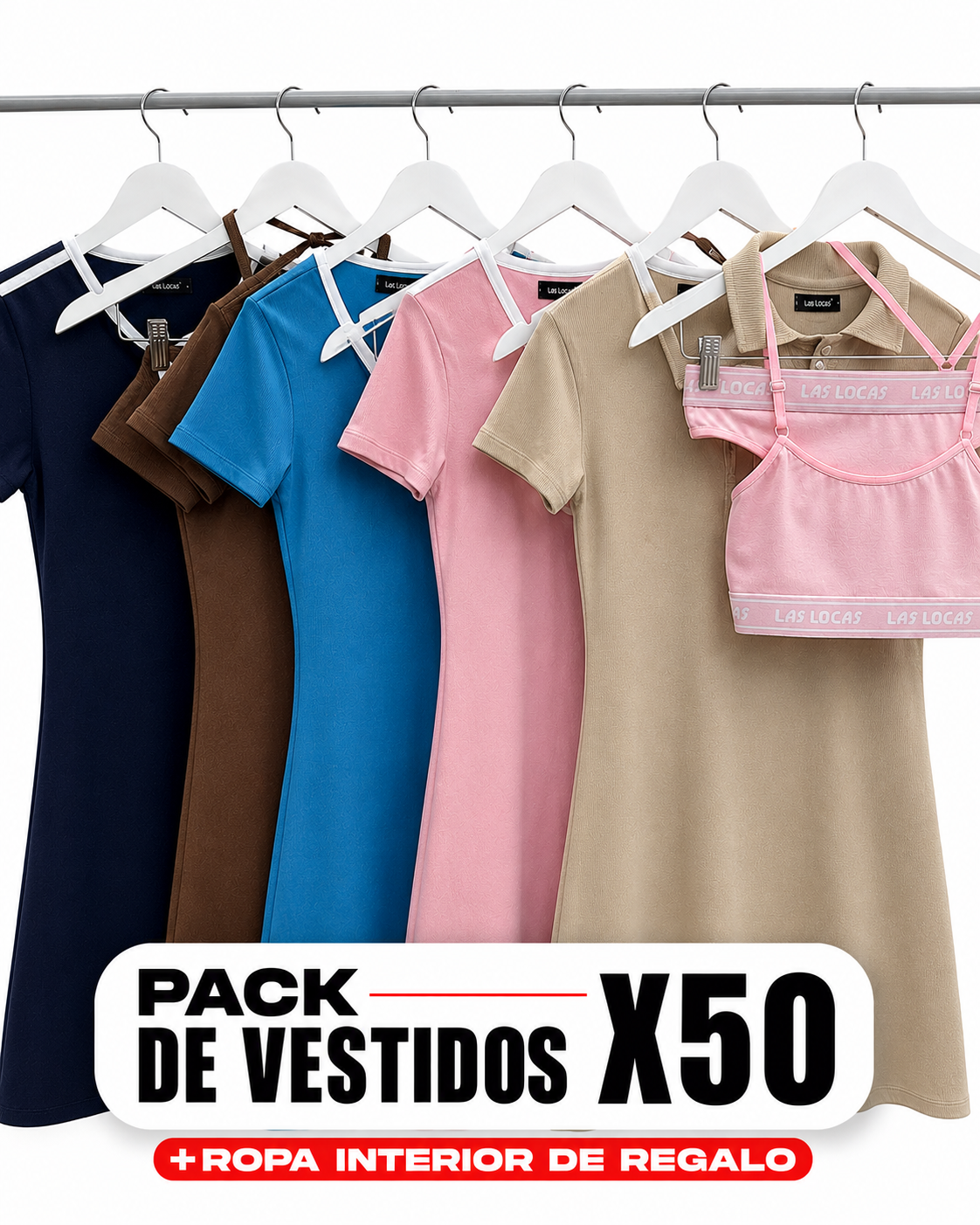 PACK DE VESTIDOS X50