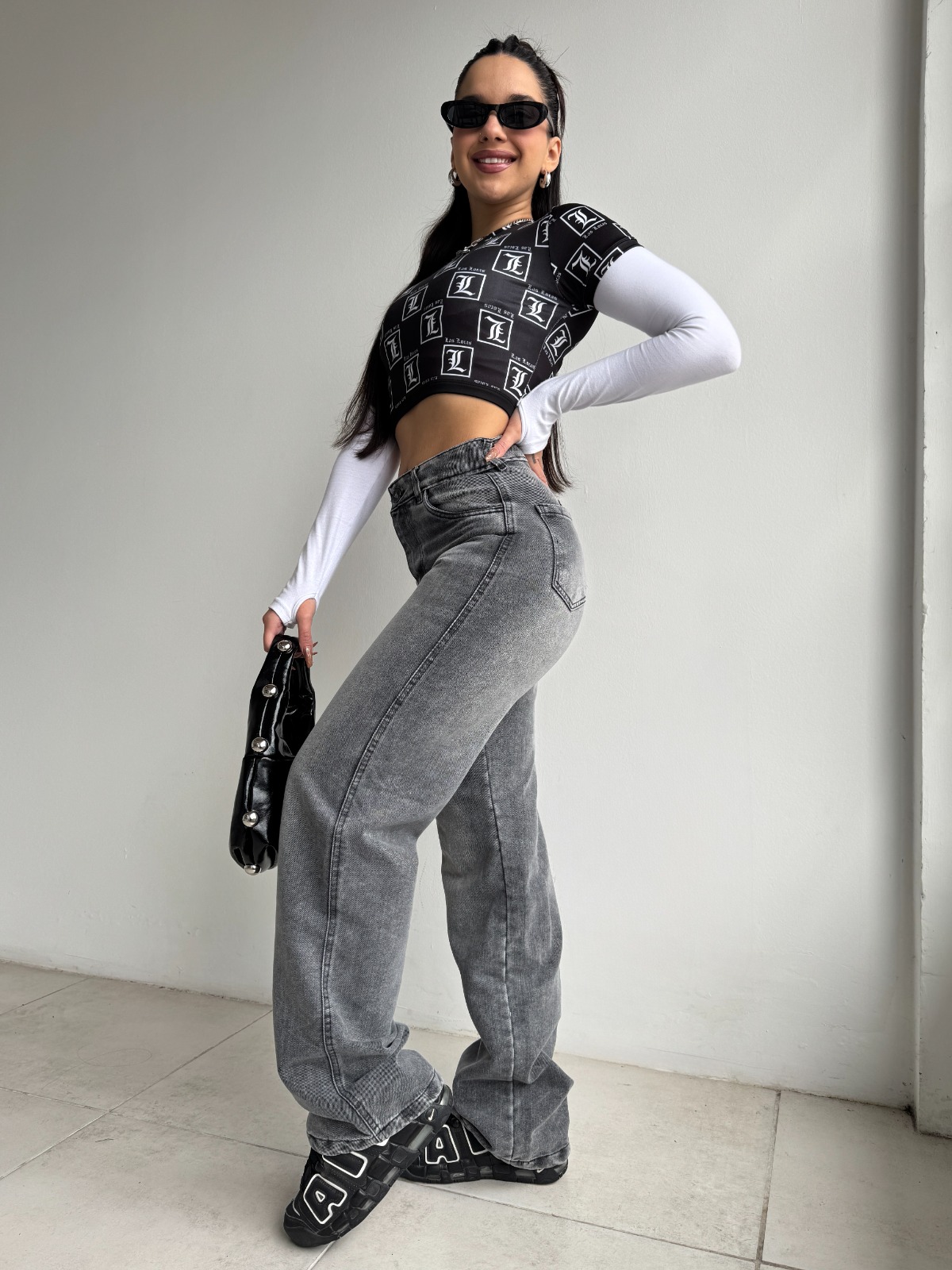 WIDE LEG NURIX GRAY