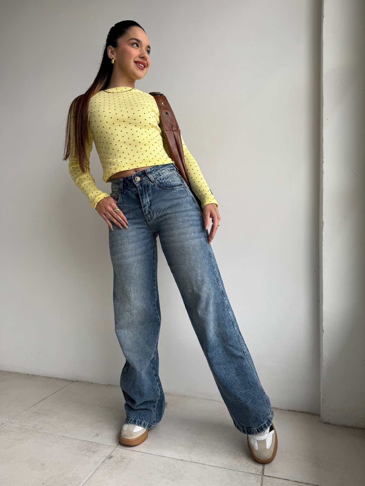 MOM BERSHKA BLUE