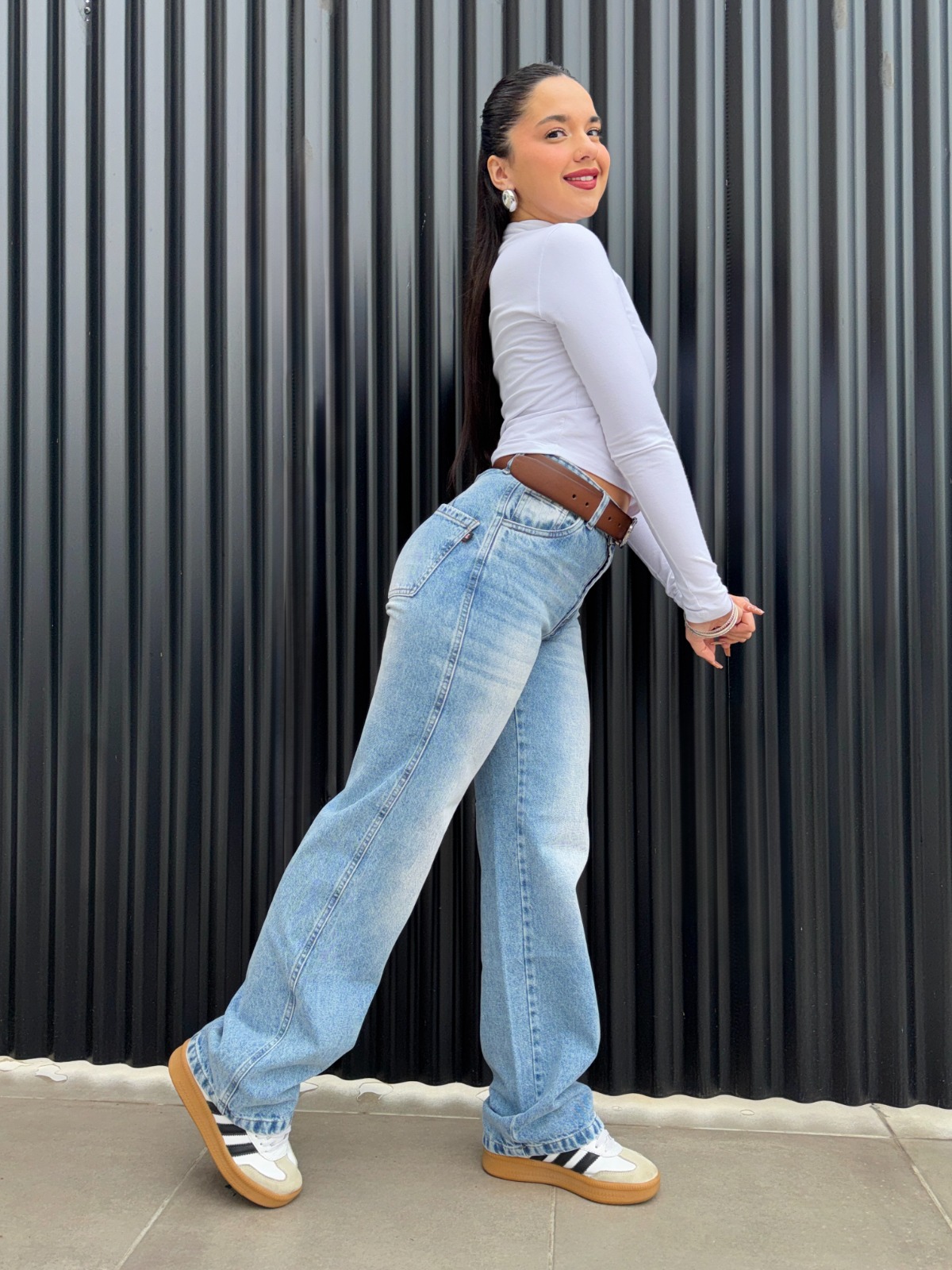 WIDE LEG NURIX SKY