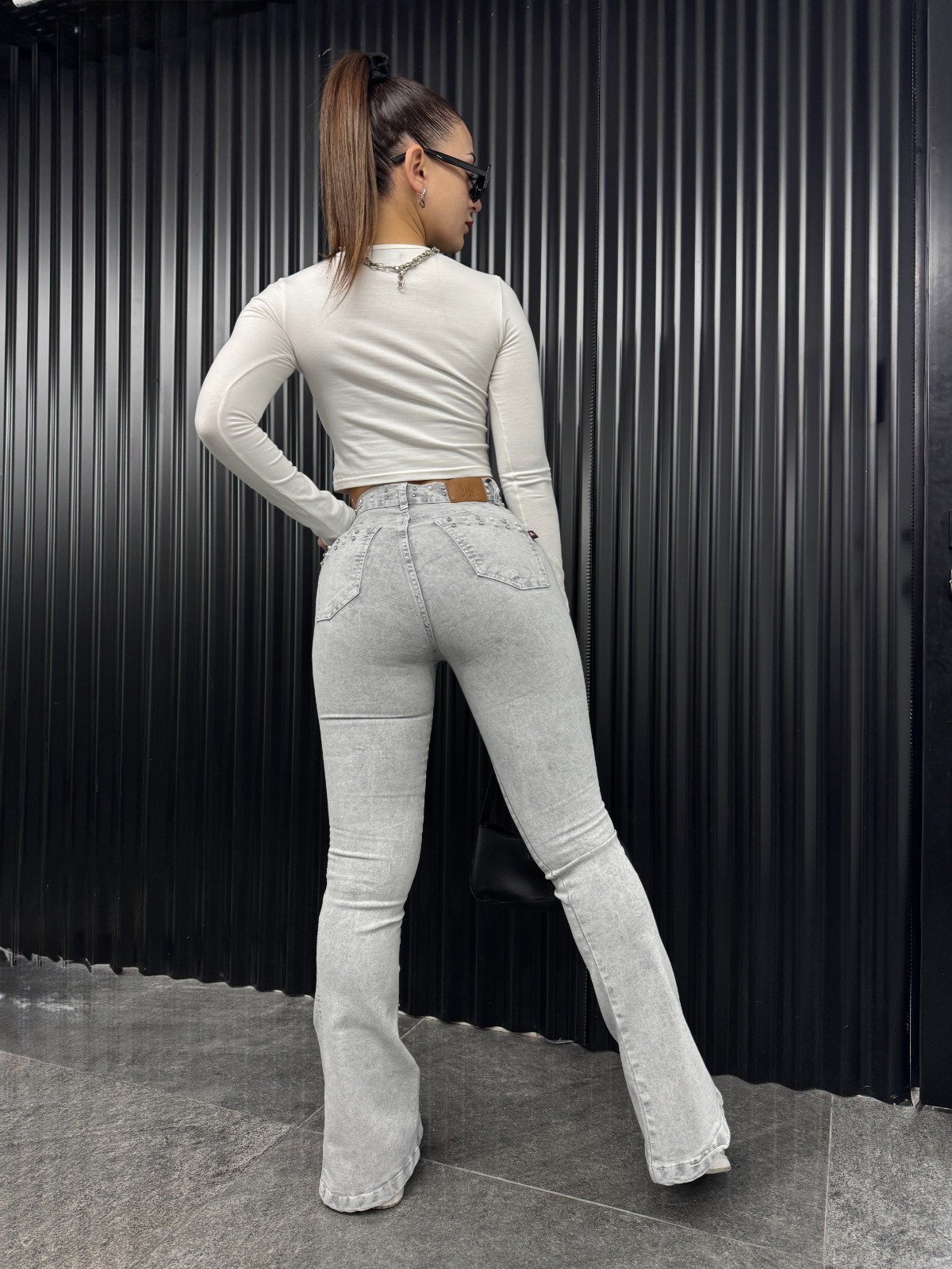SEMI OXFORD GLAM GRAY