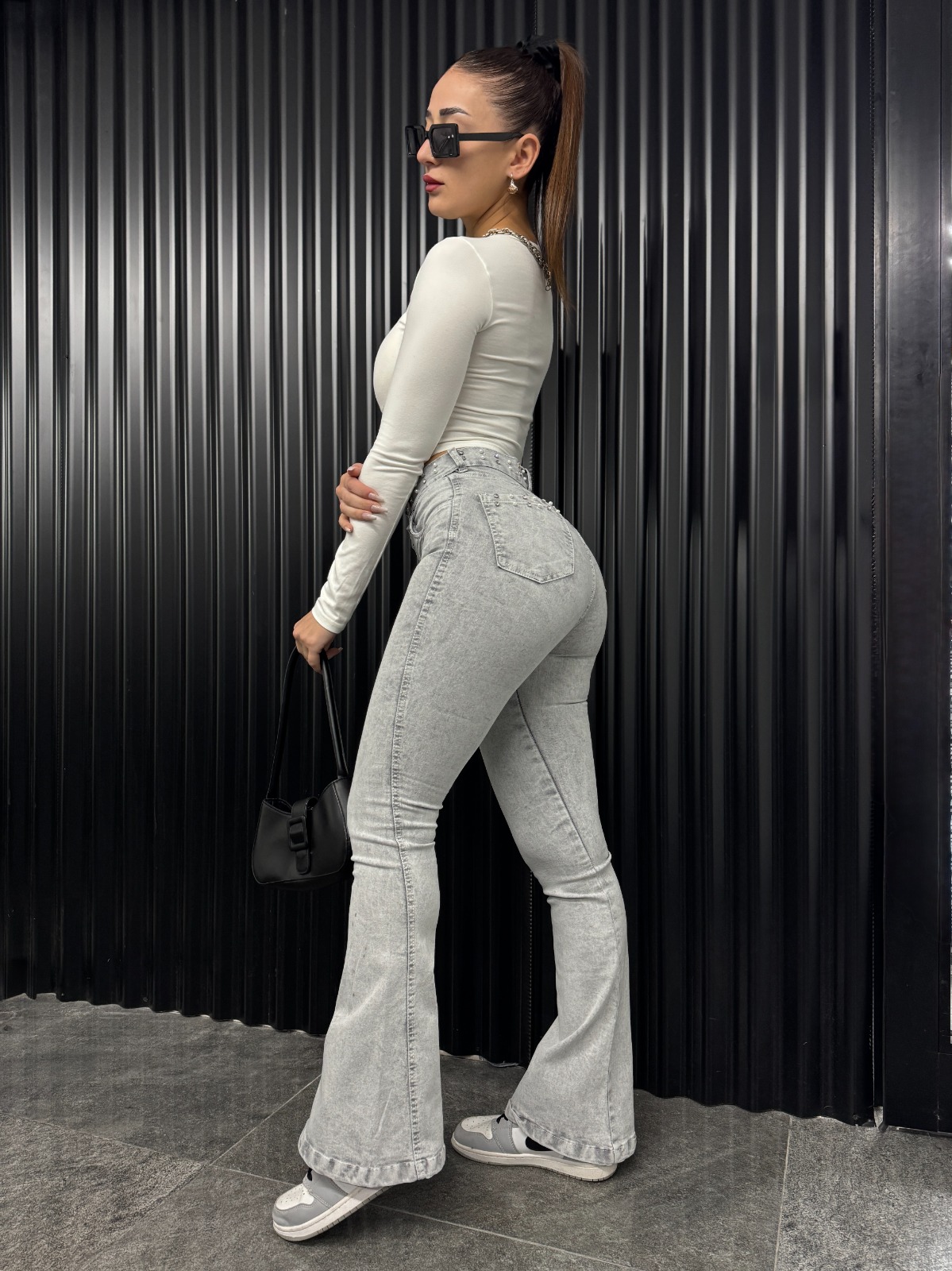 SEMI OXFORD GLAM GRAY