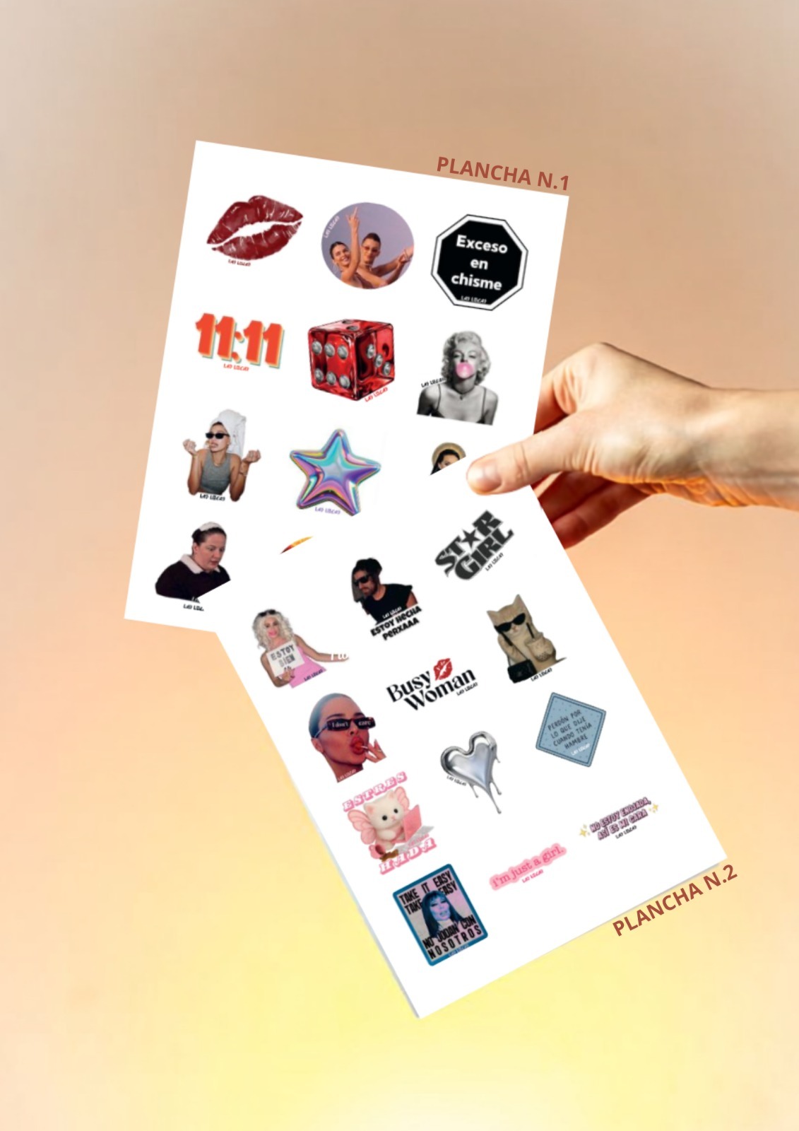 STICKERS LAS LOCAS