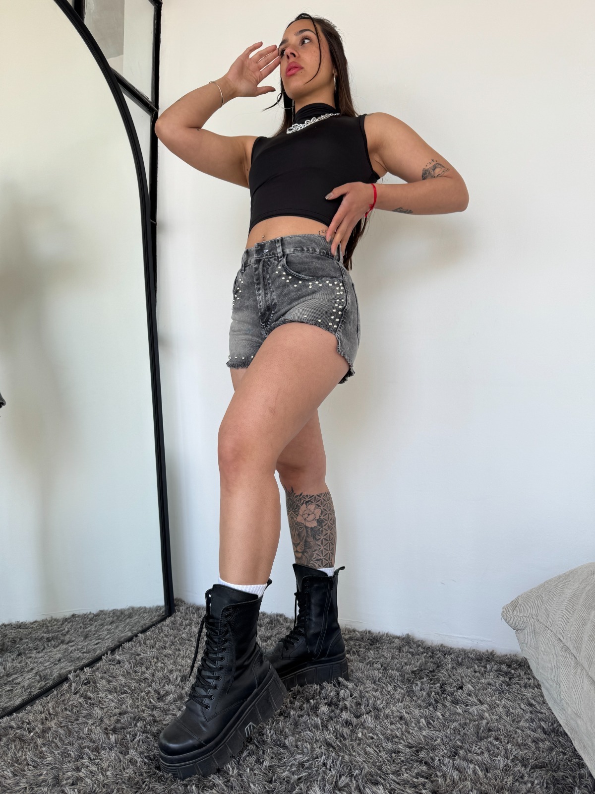 SHORT POISON GRAY