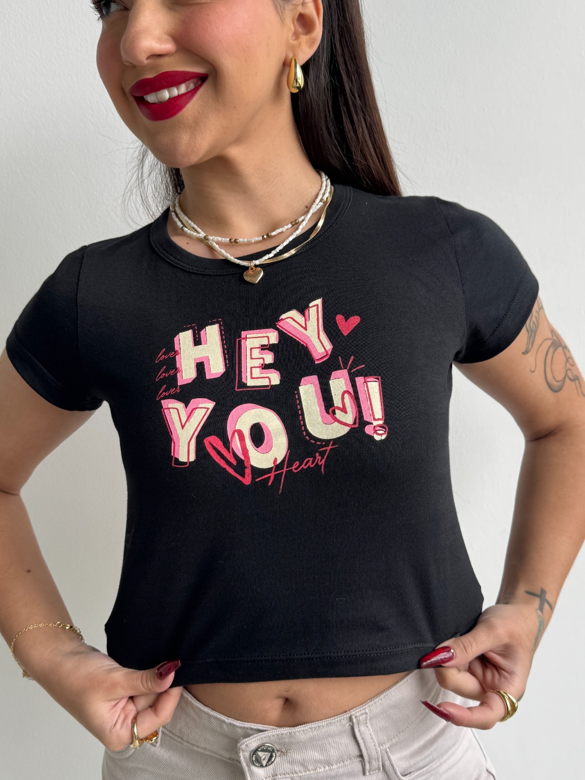 REMERA HEY YOU