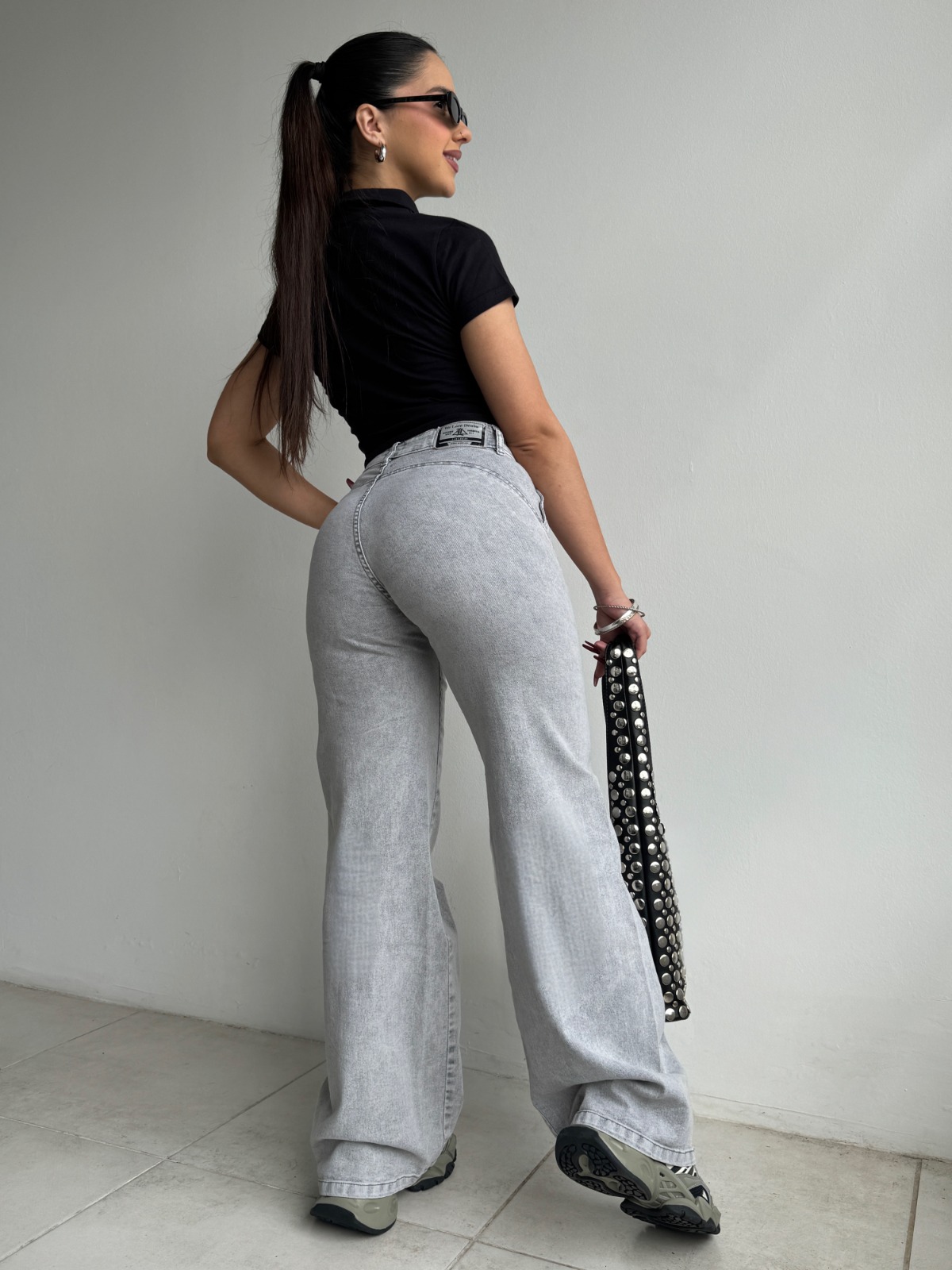 WIDE LEG HUDSON GRAY