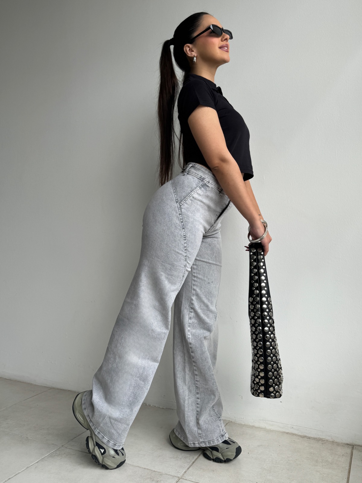 WIDE LEG HUDSON GRAY