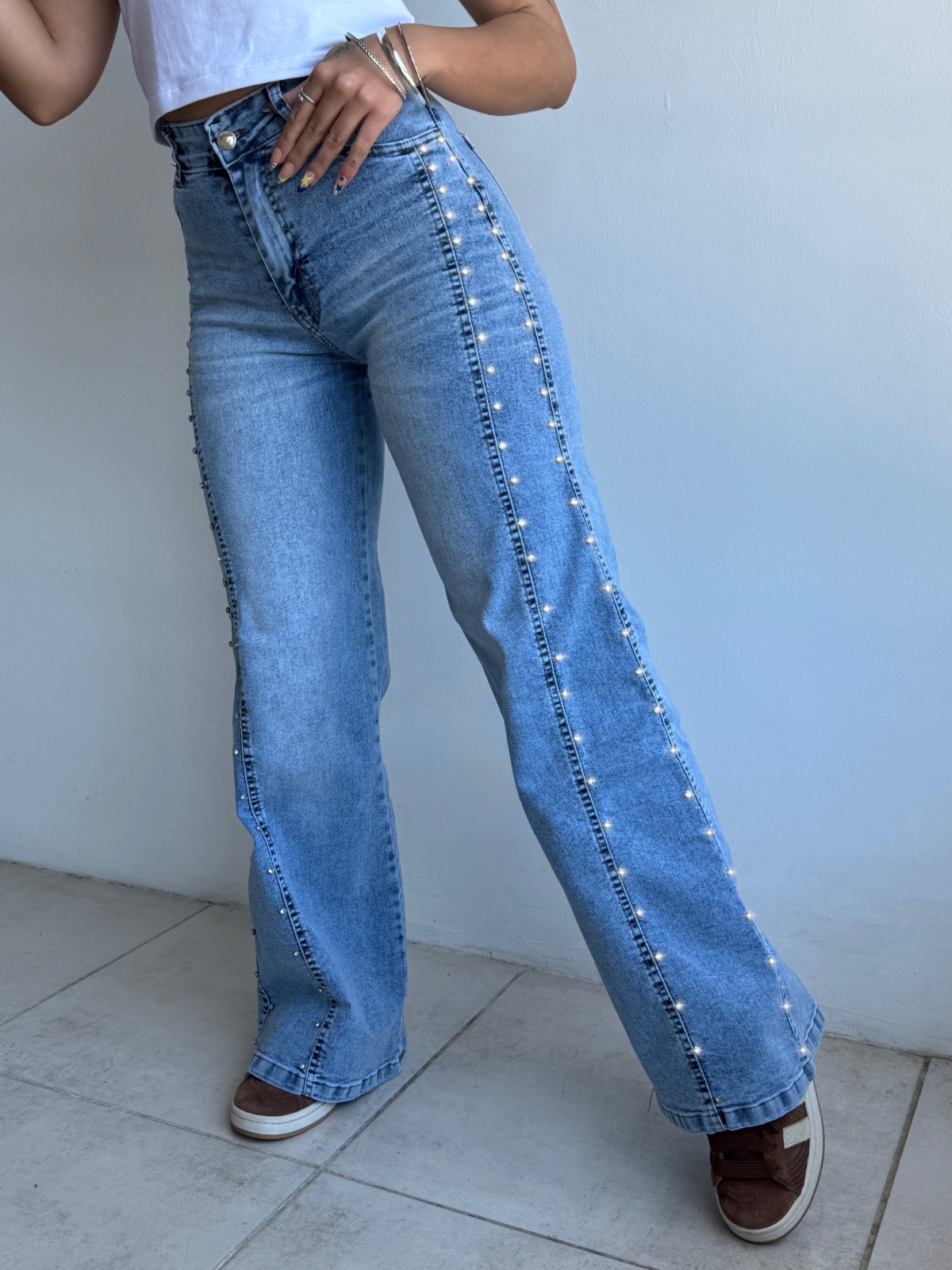 WIDE LEG SKY SHINE