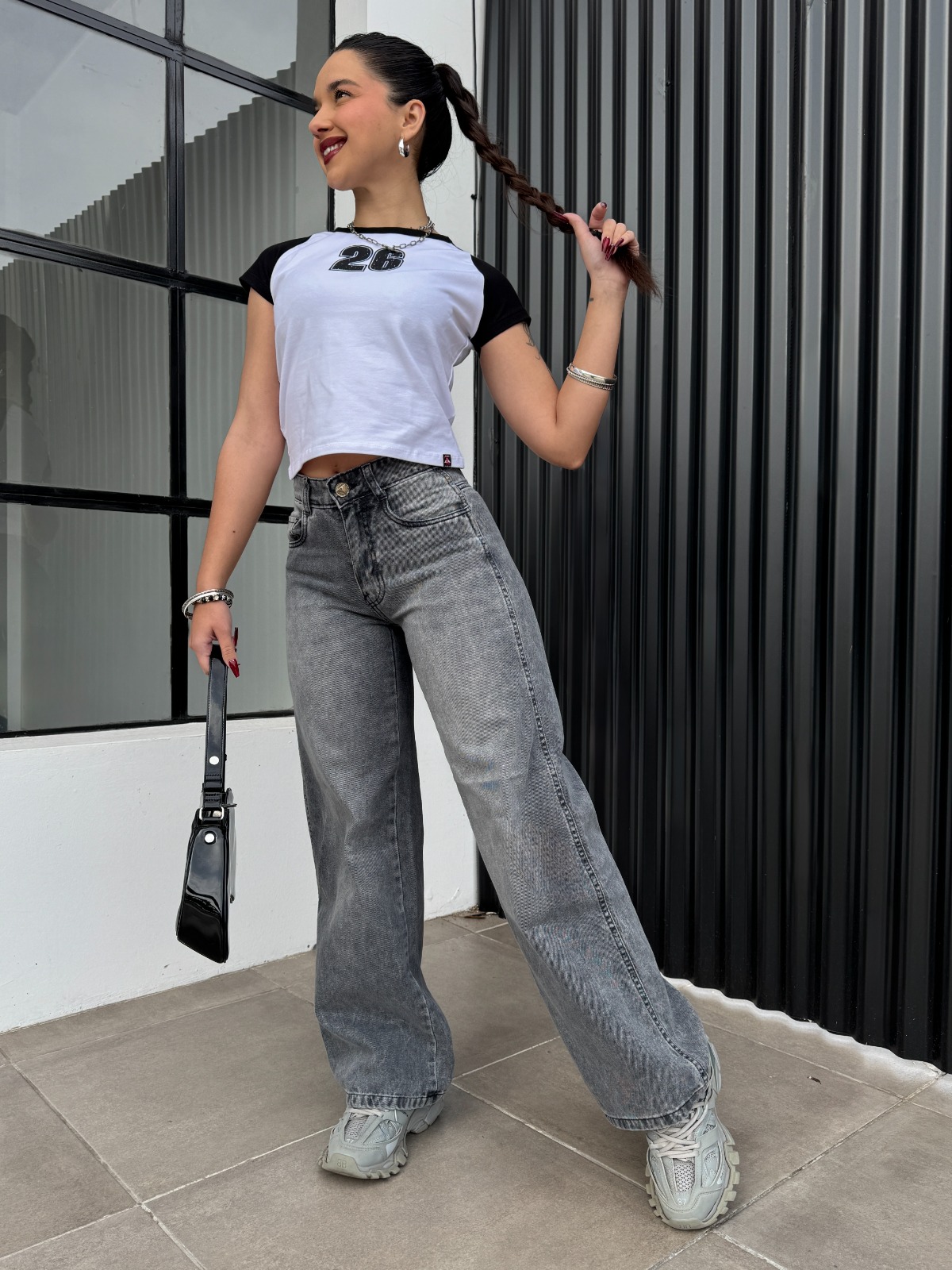 WIDE LEG VIXEN GRAY