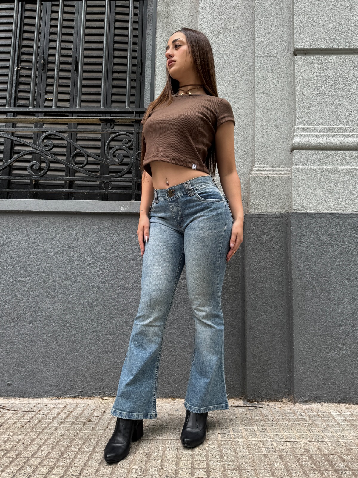 SEMI OXFORD SUKI