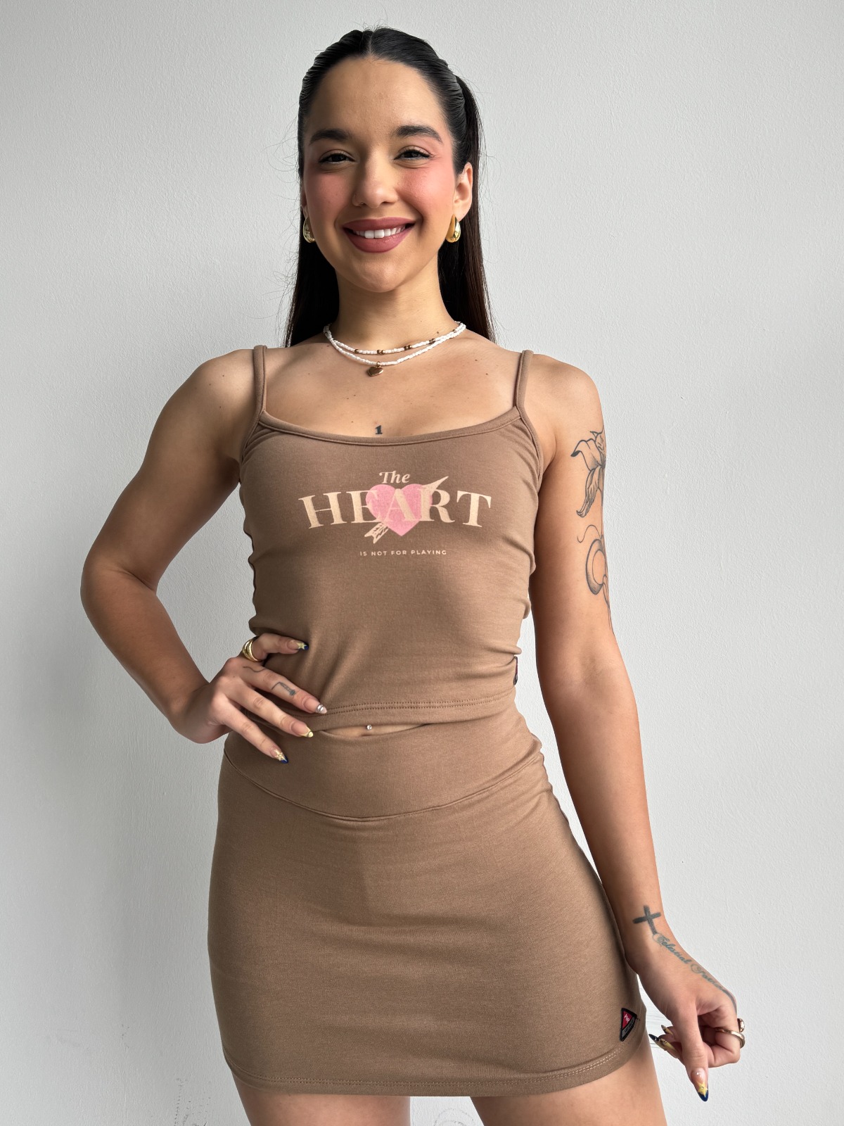 SHORT POLLERA HEART