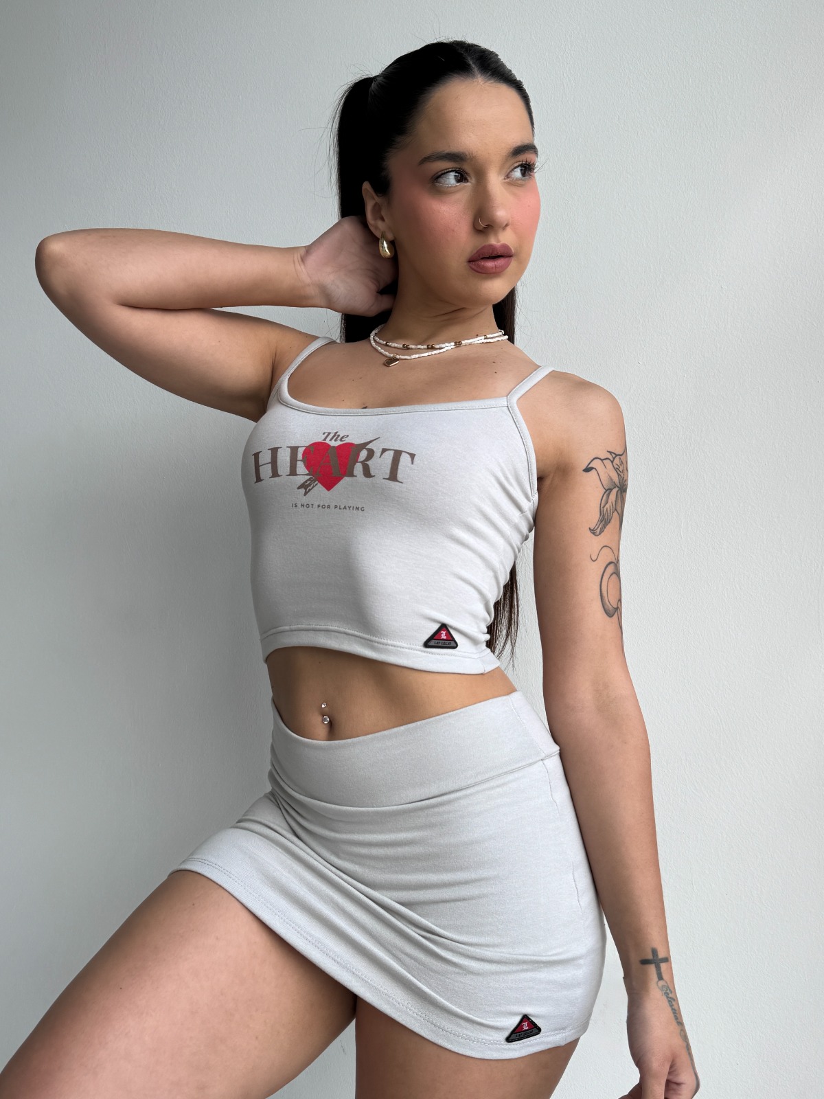 SHORT POLLERA HEART