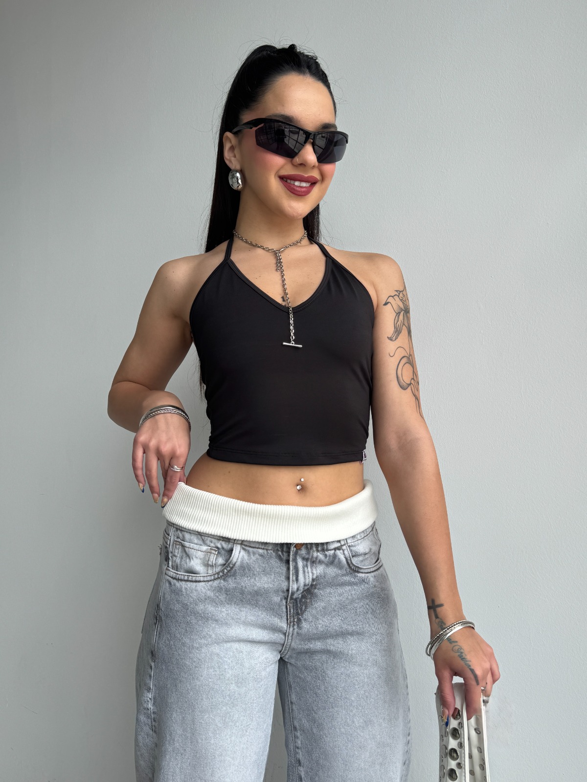 WIDE LEG DALLAS GRAY