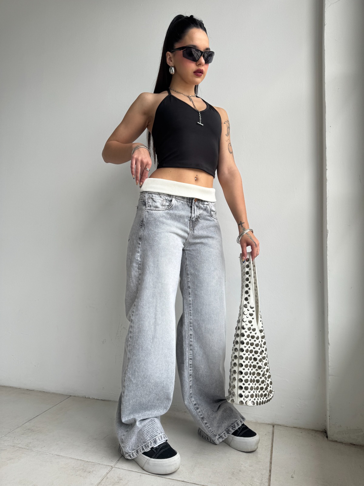 WIDE LEG DALLAS GRAY