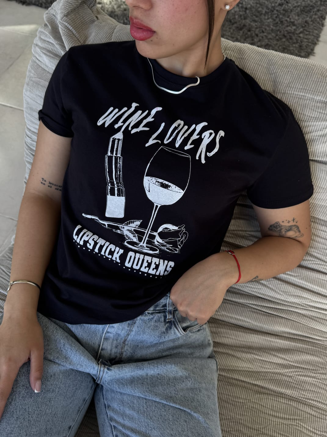 REMERA WINE LOVERS