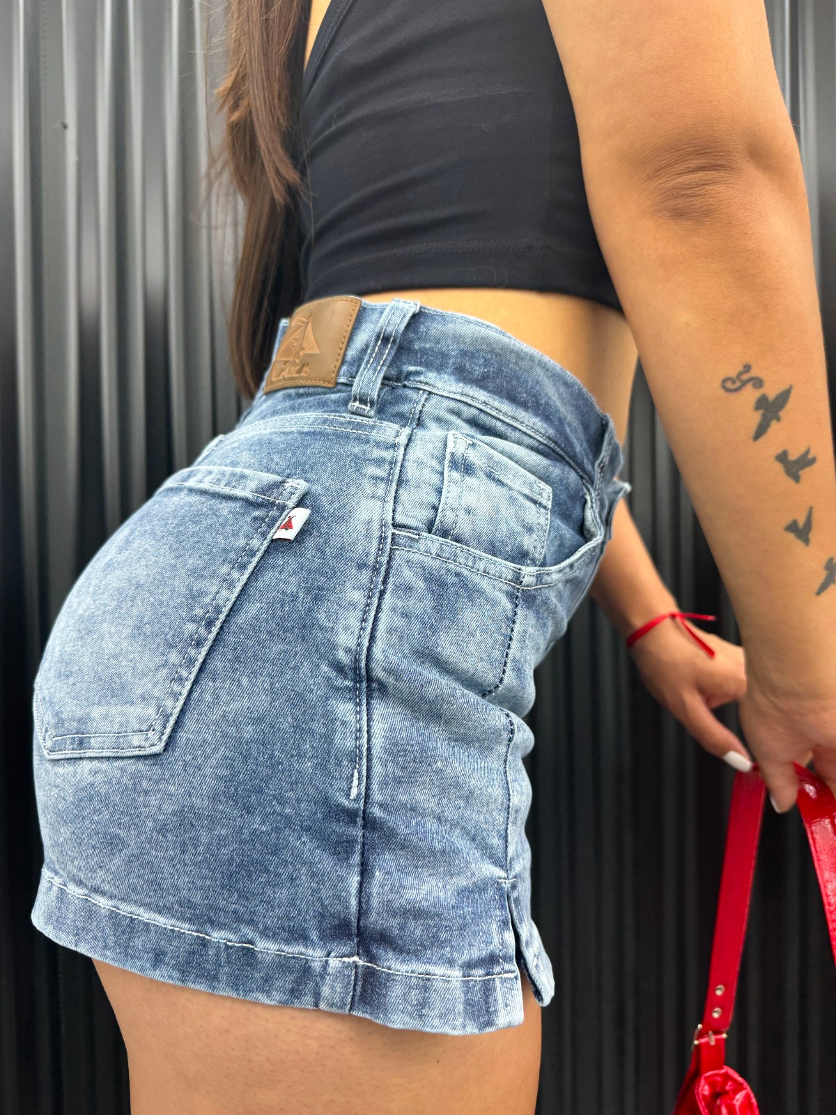 SHORT POLLERA ARETHA SNOW