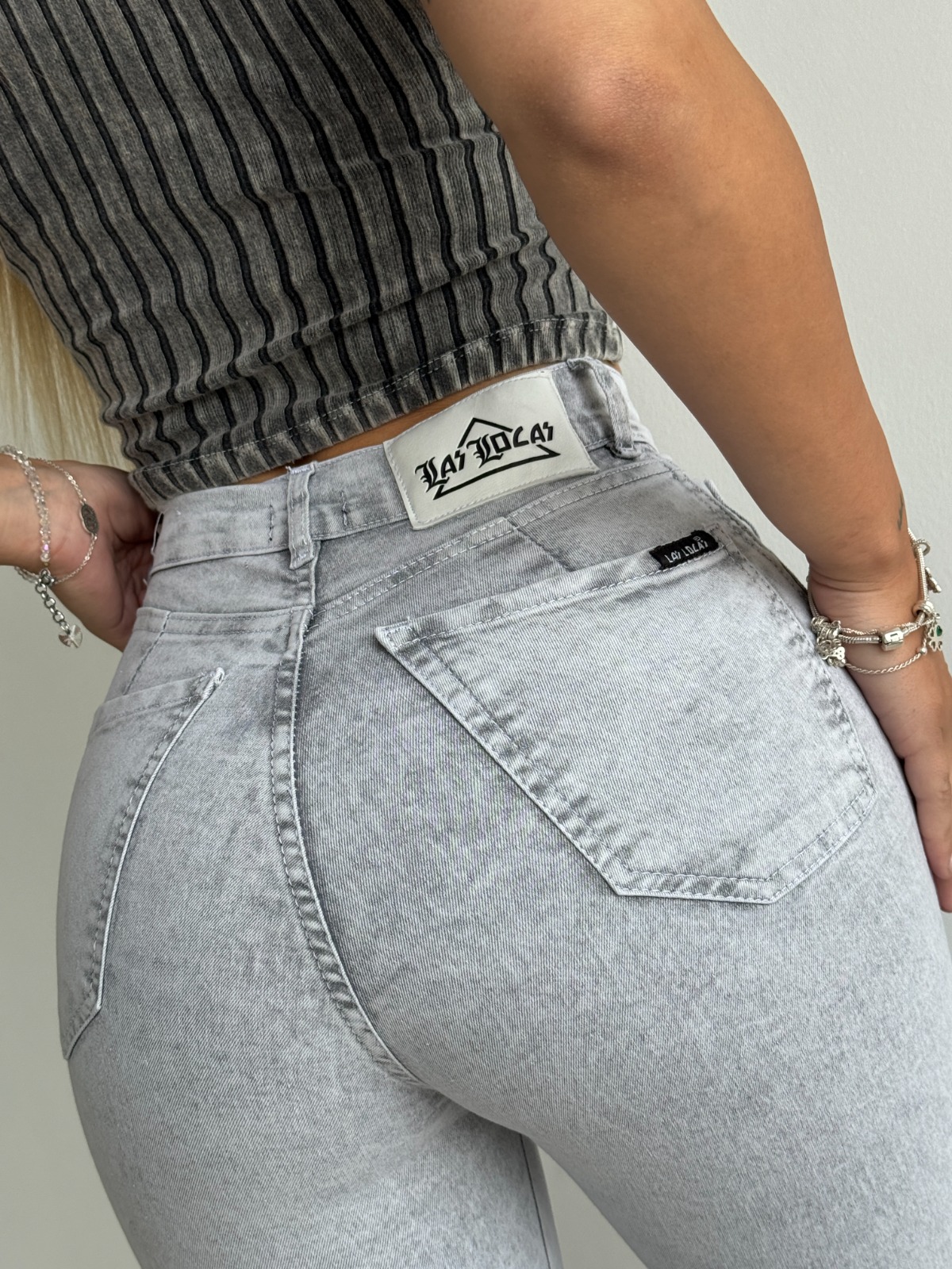 CLASICO GRAY HILO BLANCO