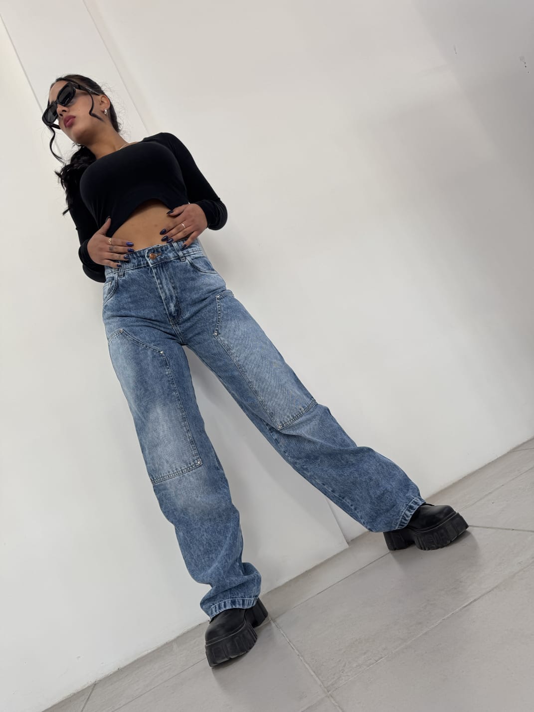 MOM COWBOY BLUE