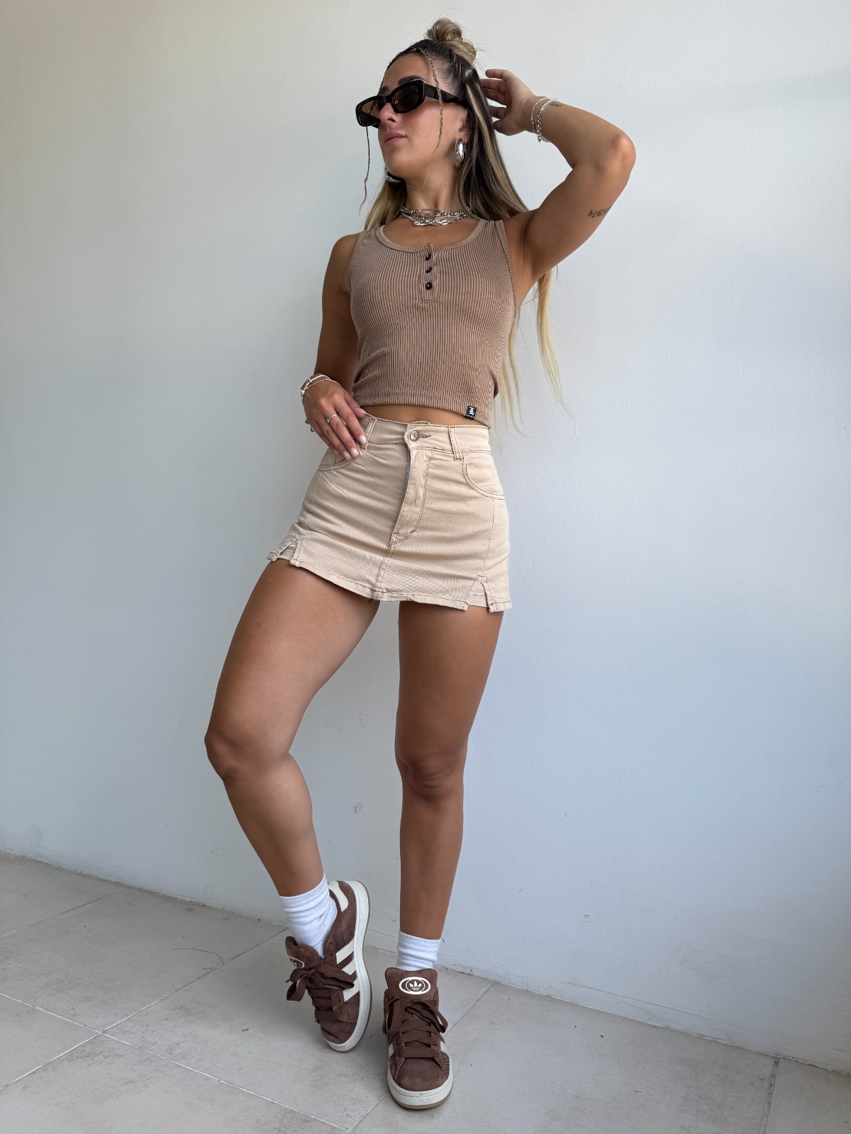 SHORT POLLERA SAND ARETHA