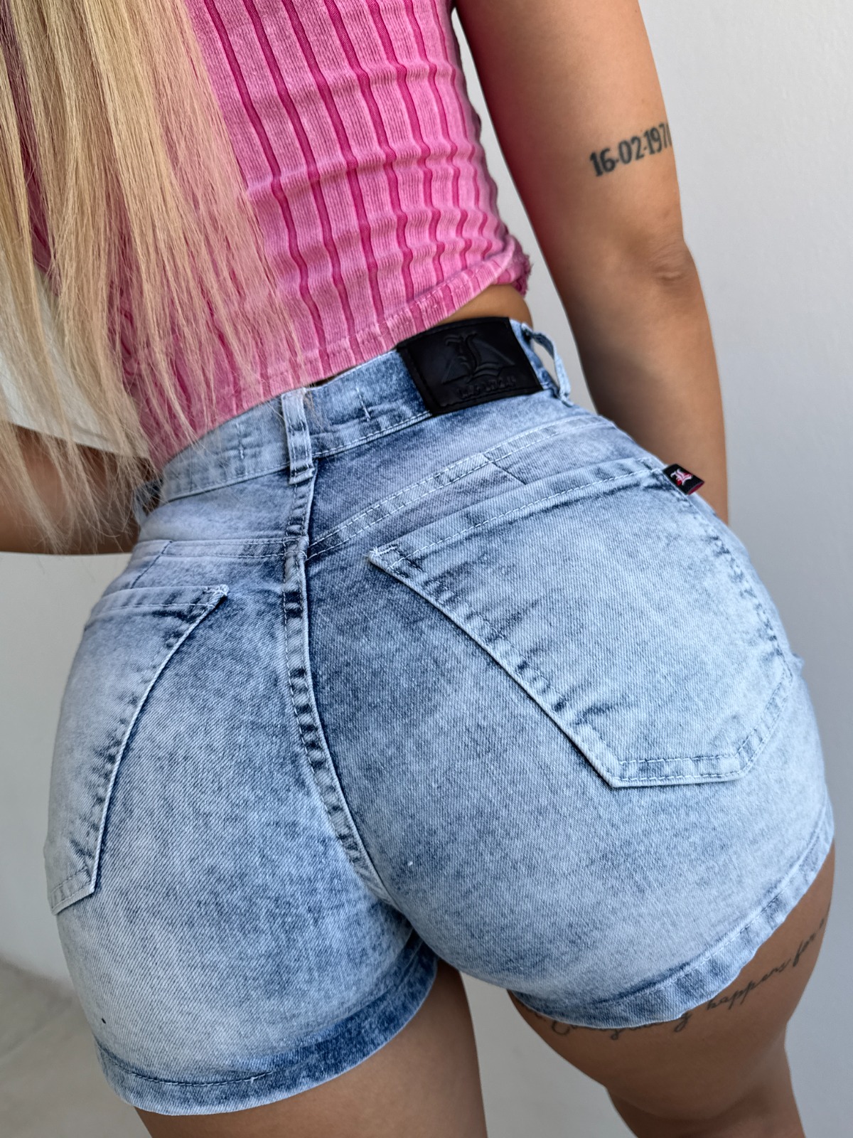 SHORT POLLERA ARETHA SKY