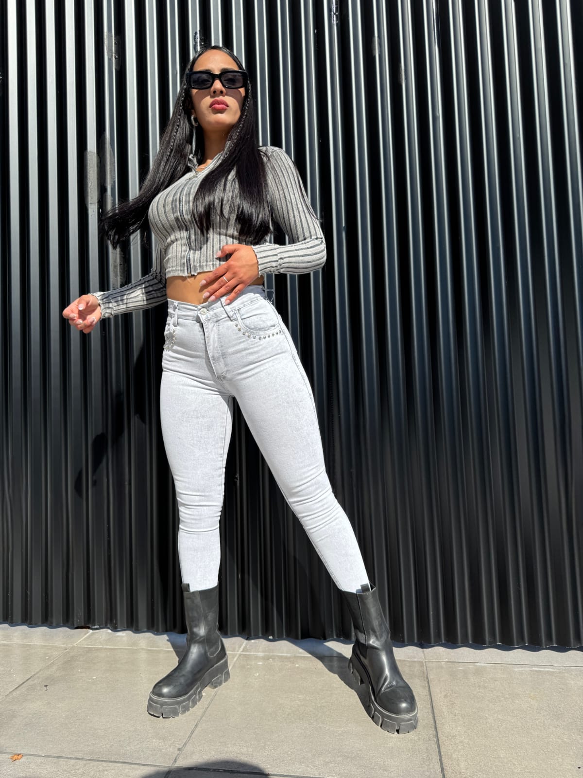 DENIM GRAY PUNKY