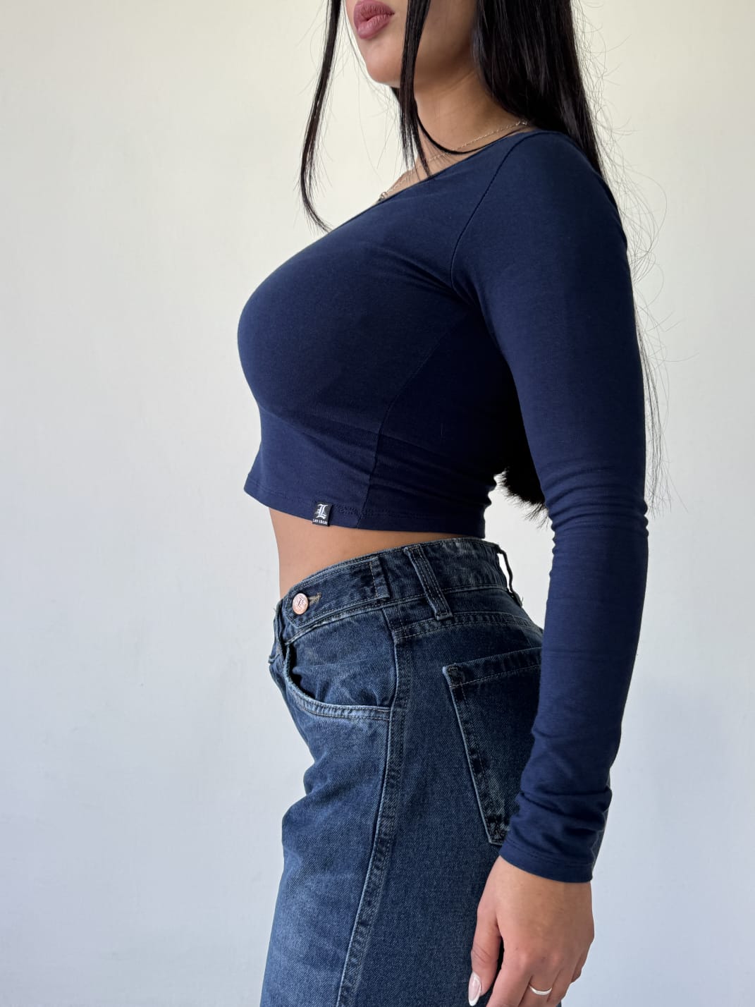 WIDE LEG BLUE STICK