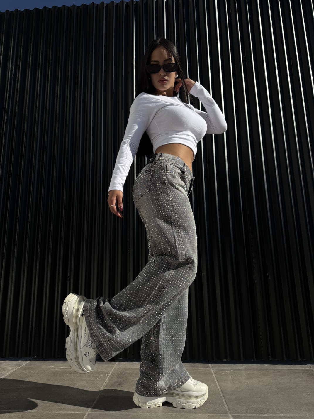 WIDE LEG GLOW RAINBOW
