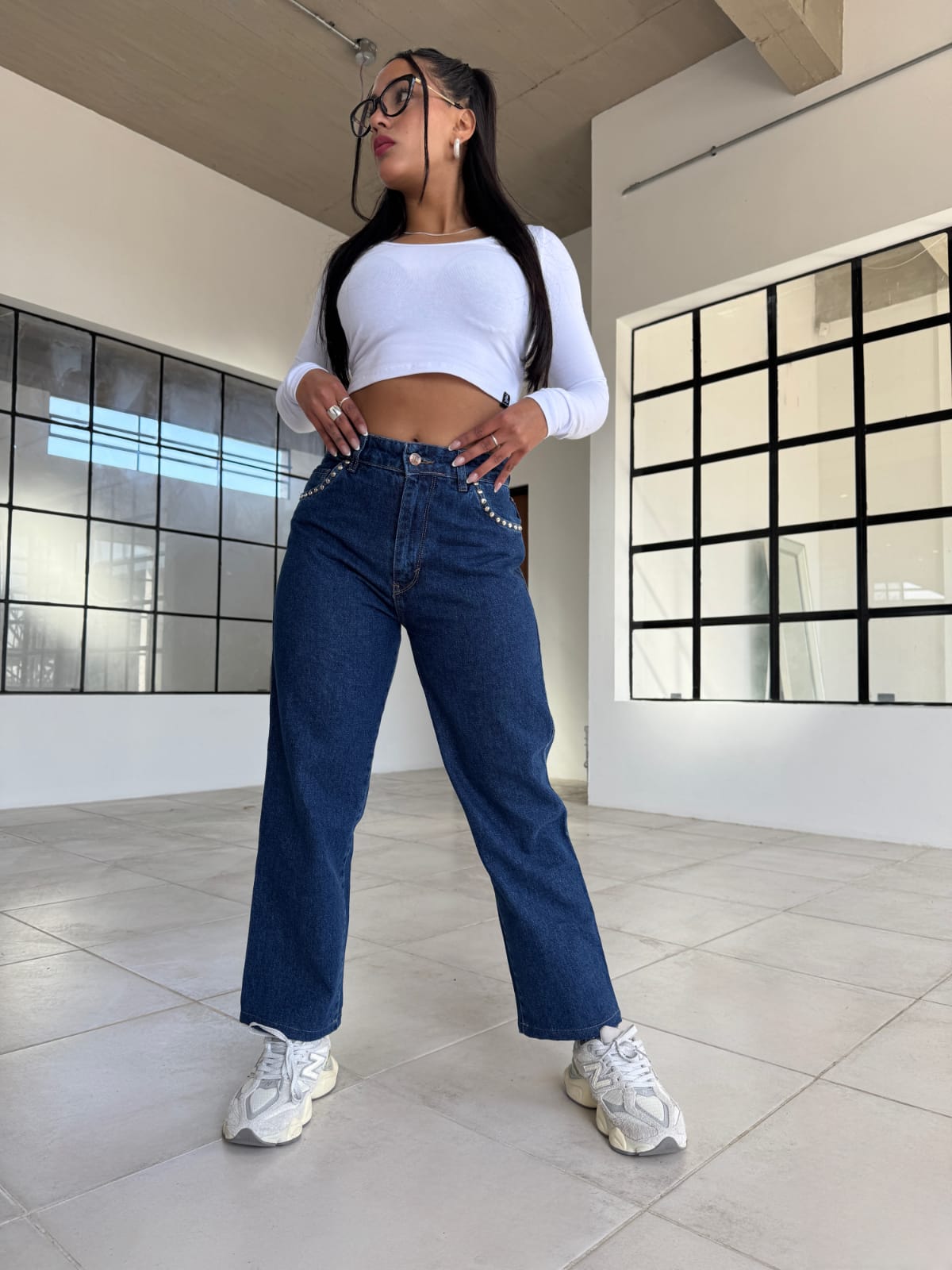 MOM  CROP JAGGER